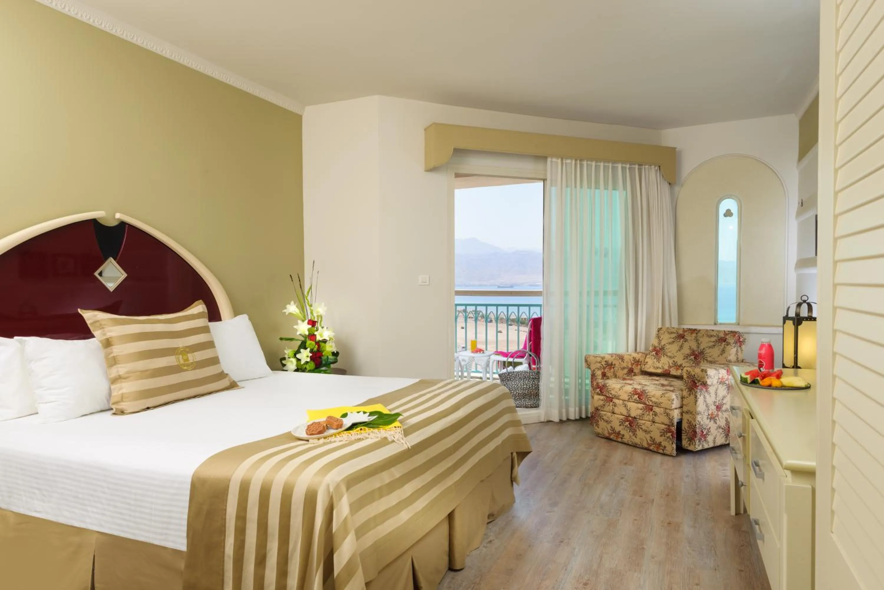 Bedroom, Bed in Herods Boutique Eilat a Premium collection by Fattal Hotels