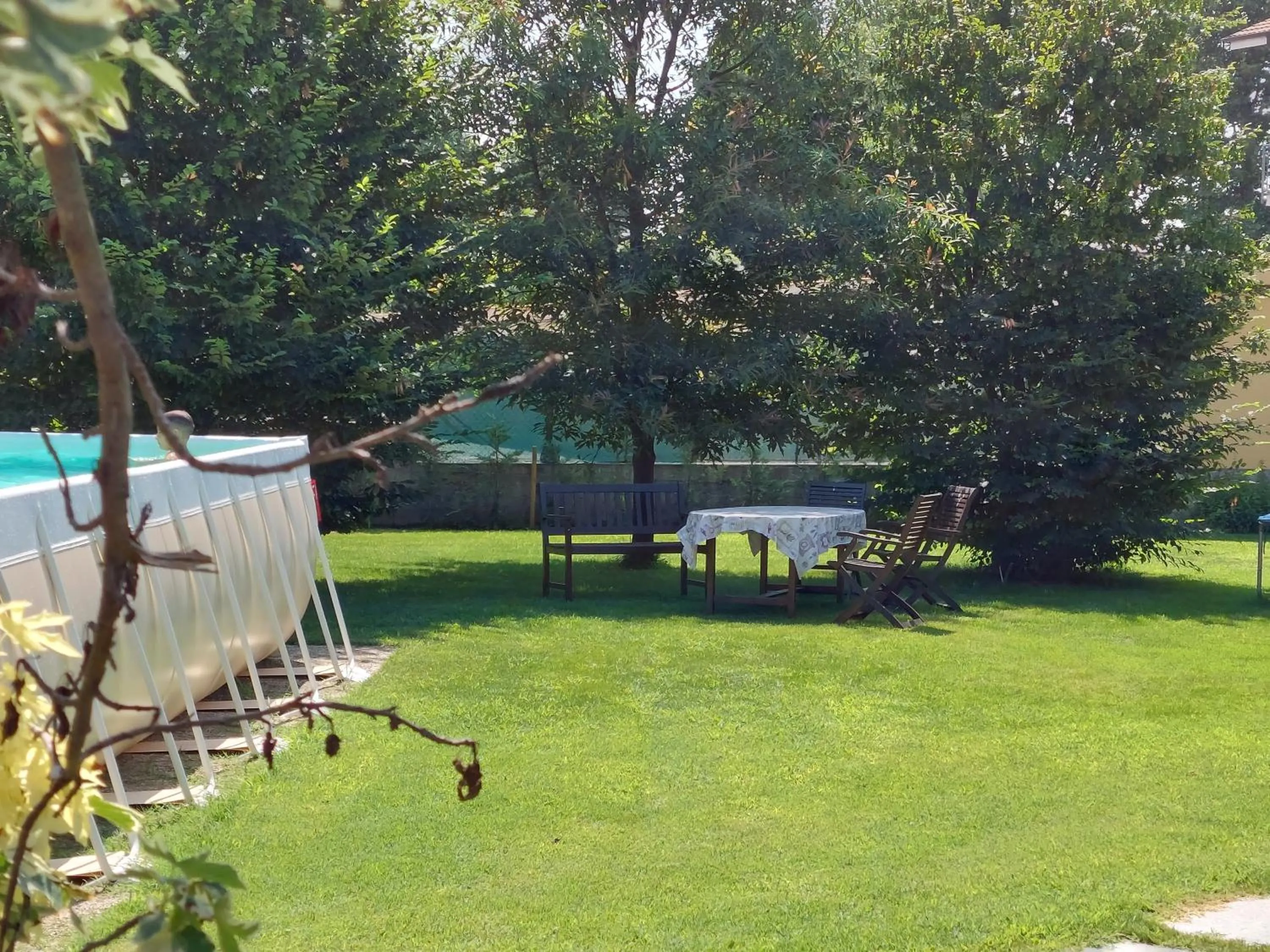 Inner courtyard view in Casa Del Grande Vecchio