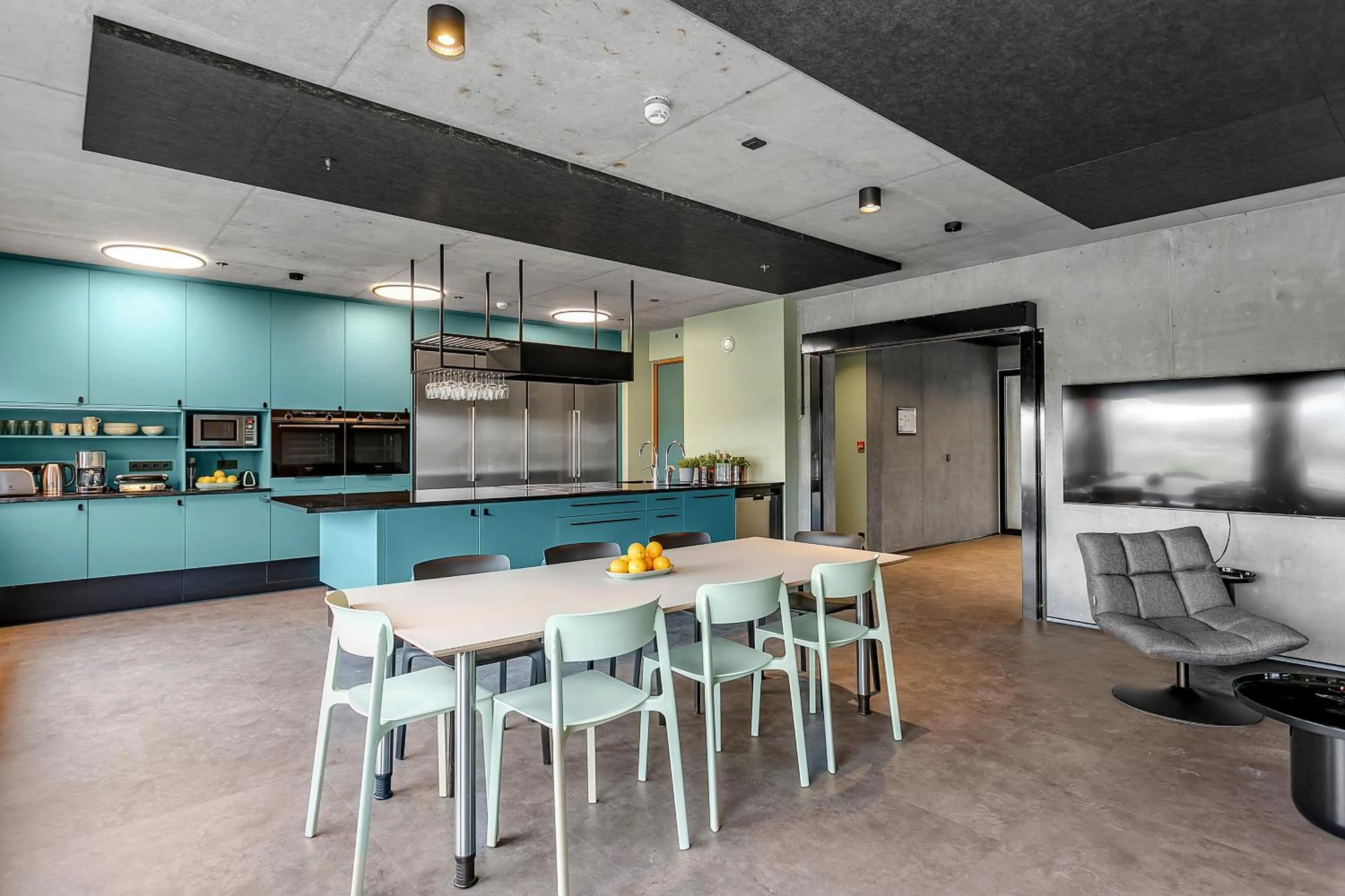 Kitchen or kitchenette in Student Hostel