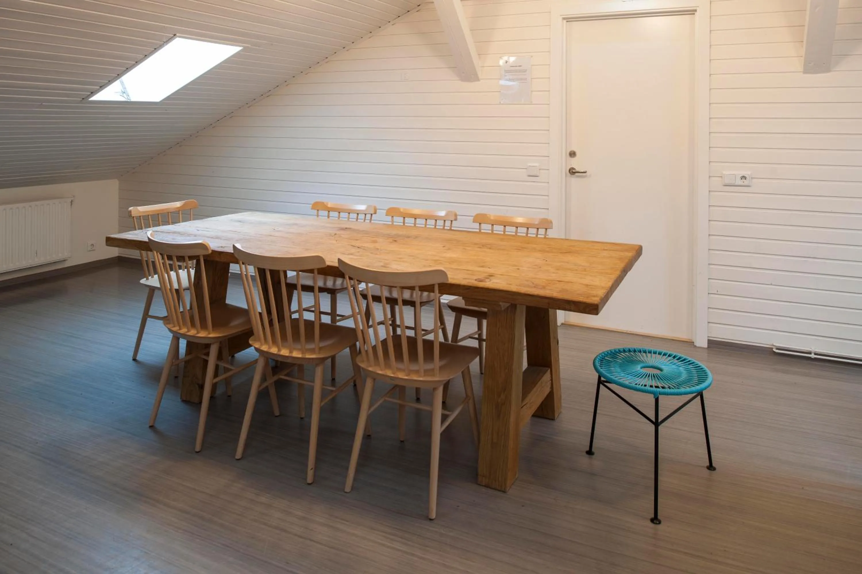 Communal lounge/ TV room in Student Hostel