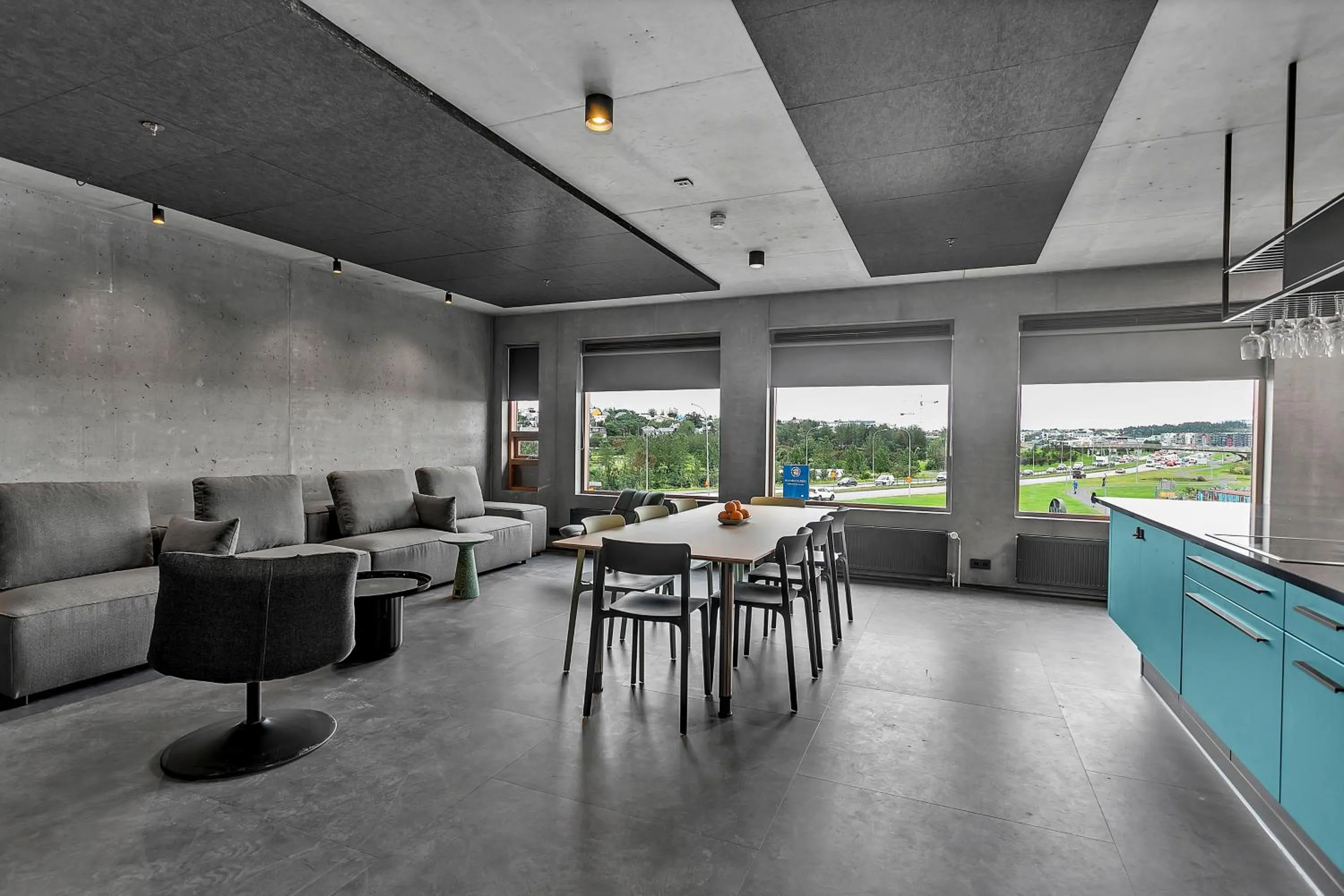 View (from property/room) in Student Hostel