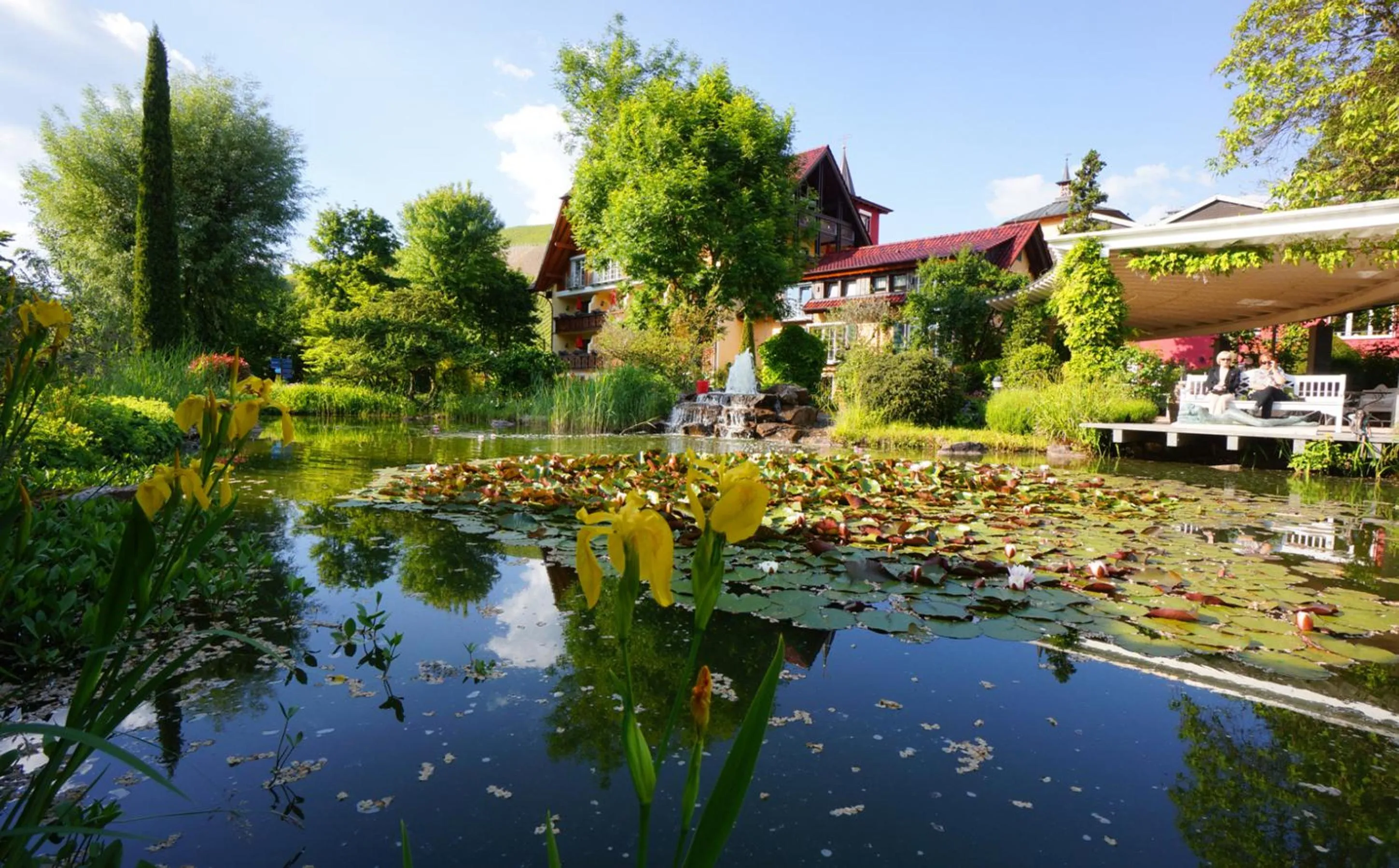 Garden in Hotel Rebstock Durbach