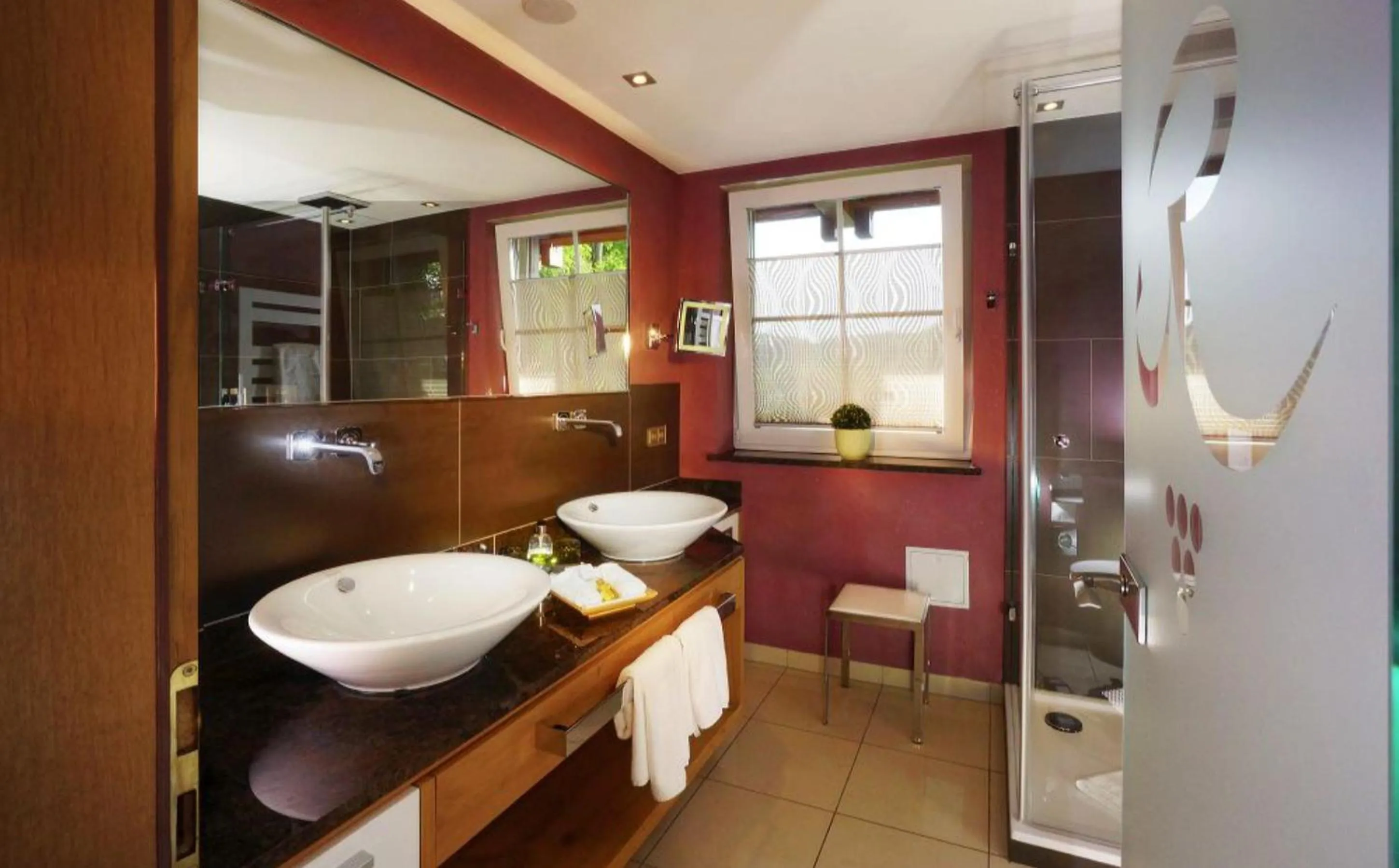 Bathroom in Hotel Rebstock Durbach