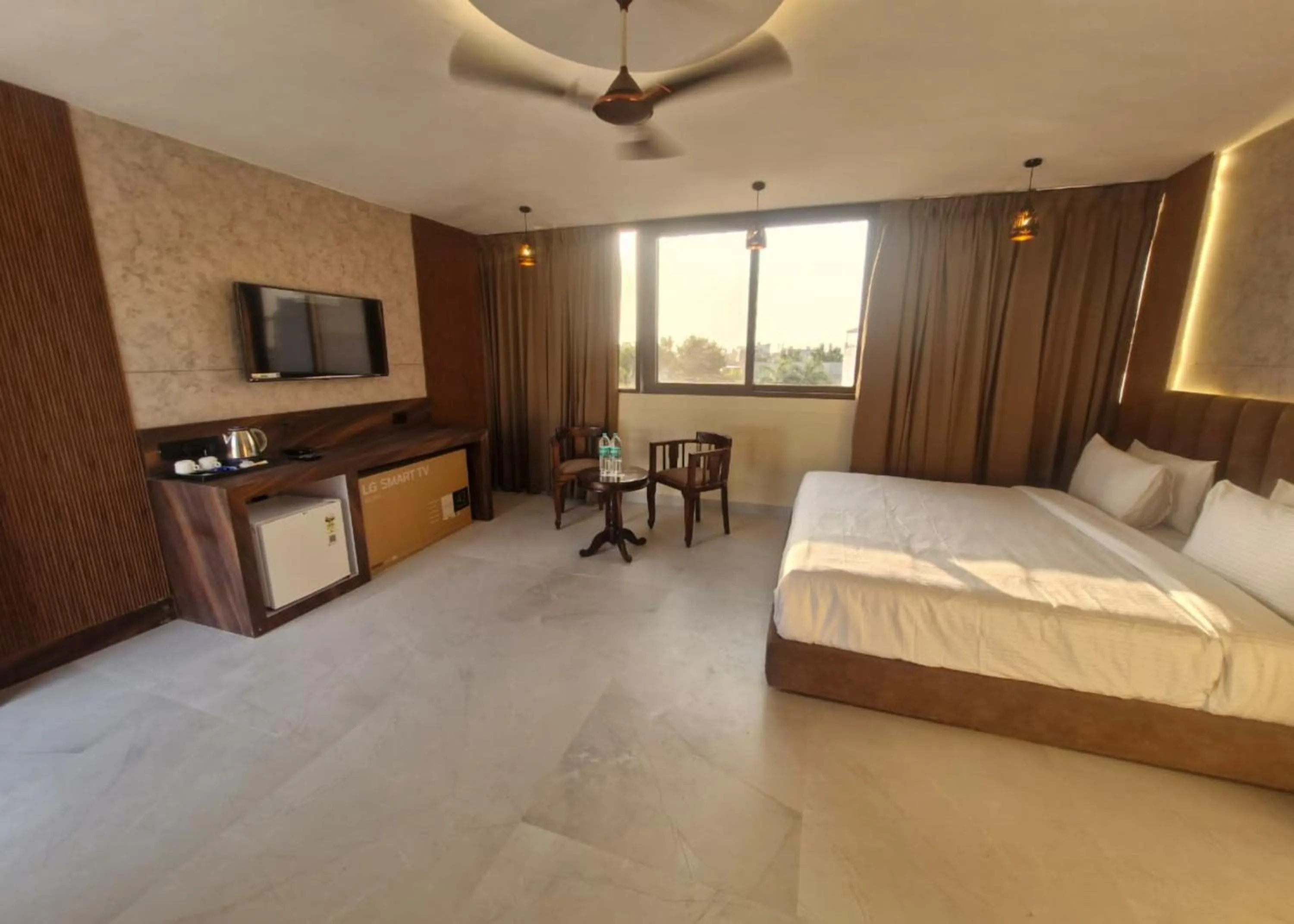 Bed in Hotel Sanctuary Resort