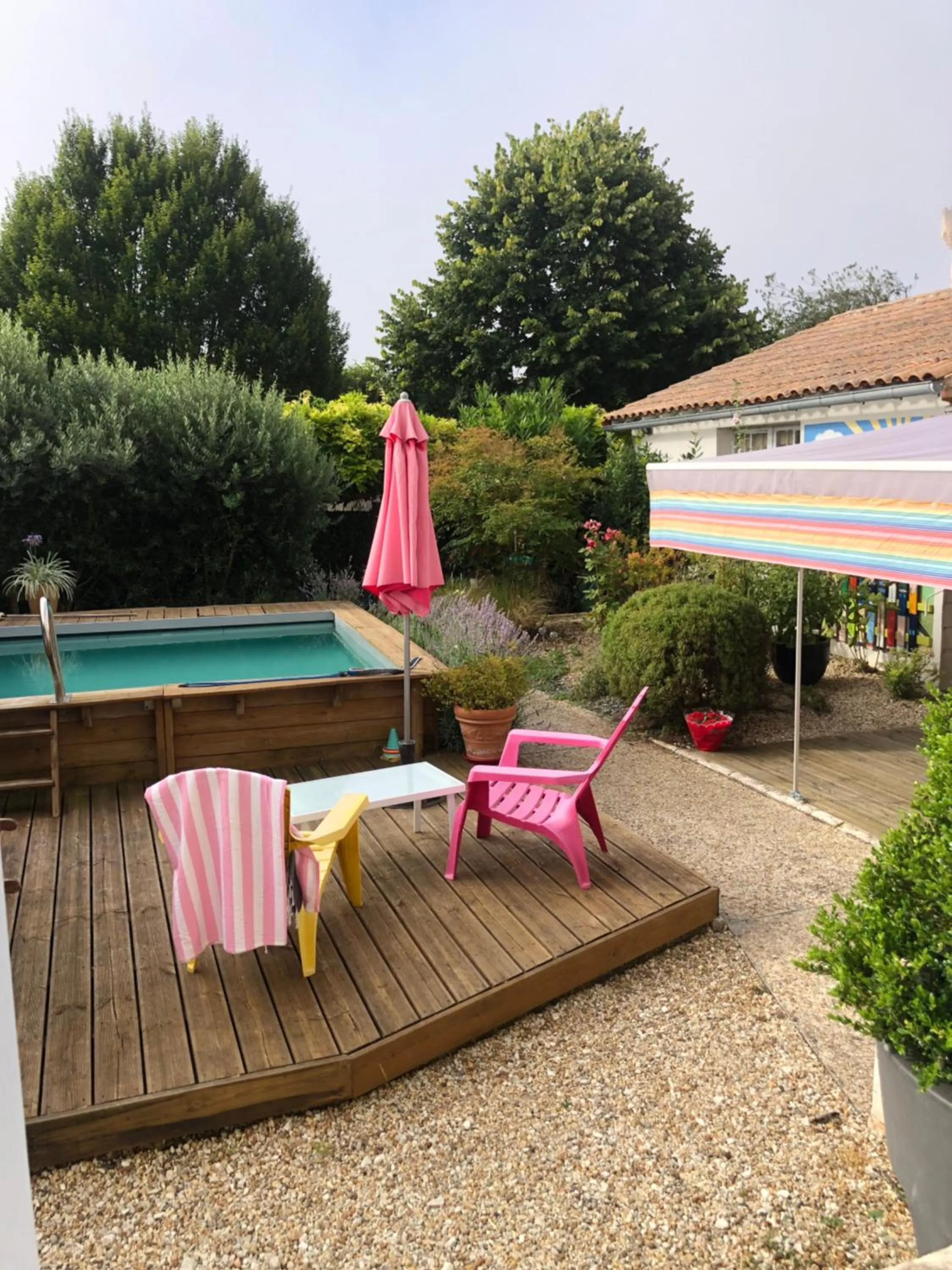 Garden view in Saint James House