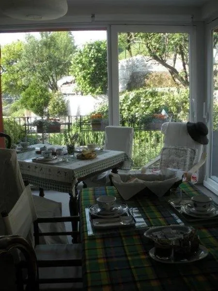 Seating area in B&B Casa Cantoniera