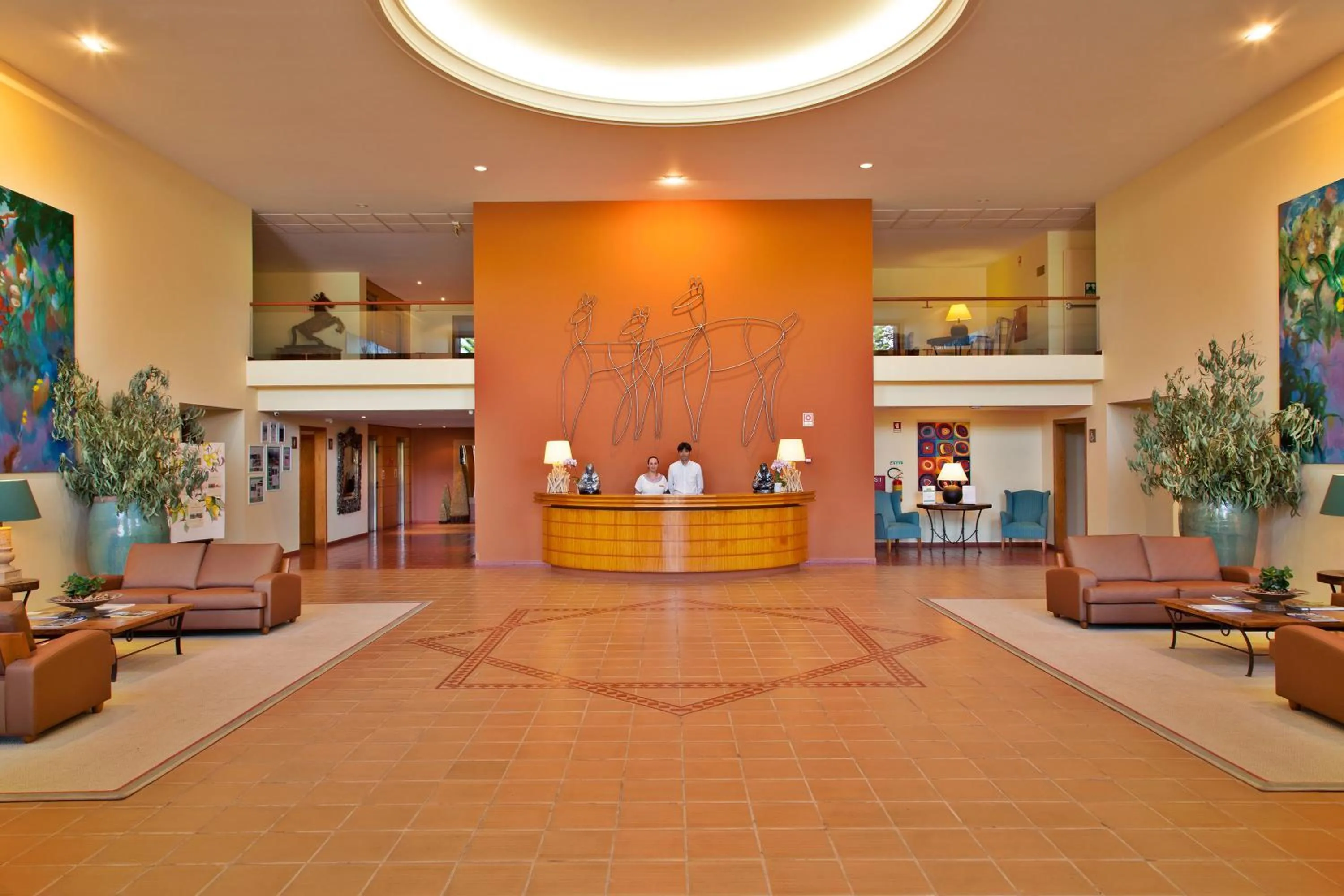 Lobby or reception in Apartamentos do Lago