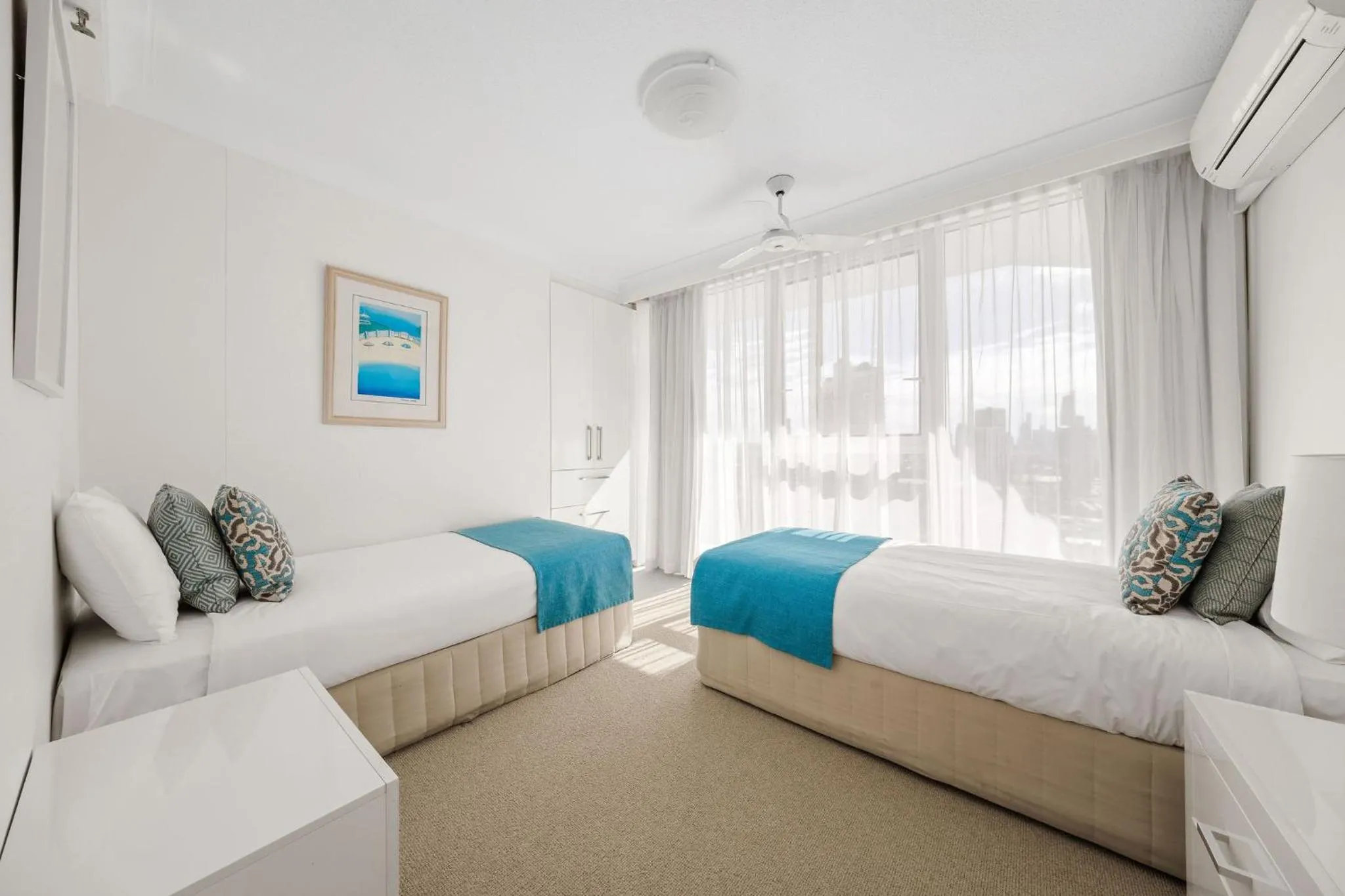 Bedroom, Bed in ULTIQA Beach Haven on Broadbeach