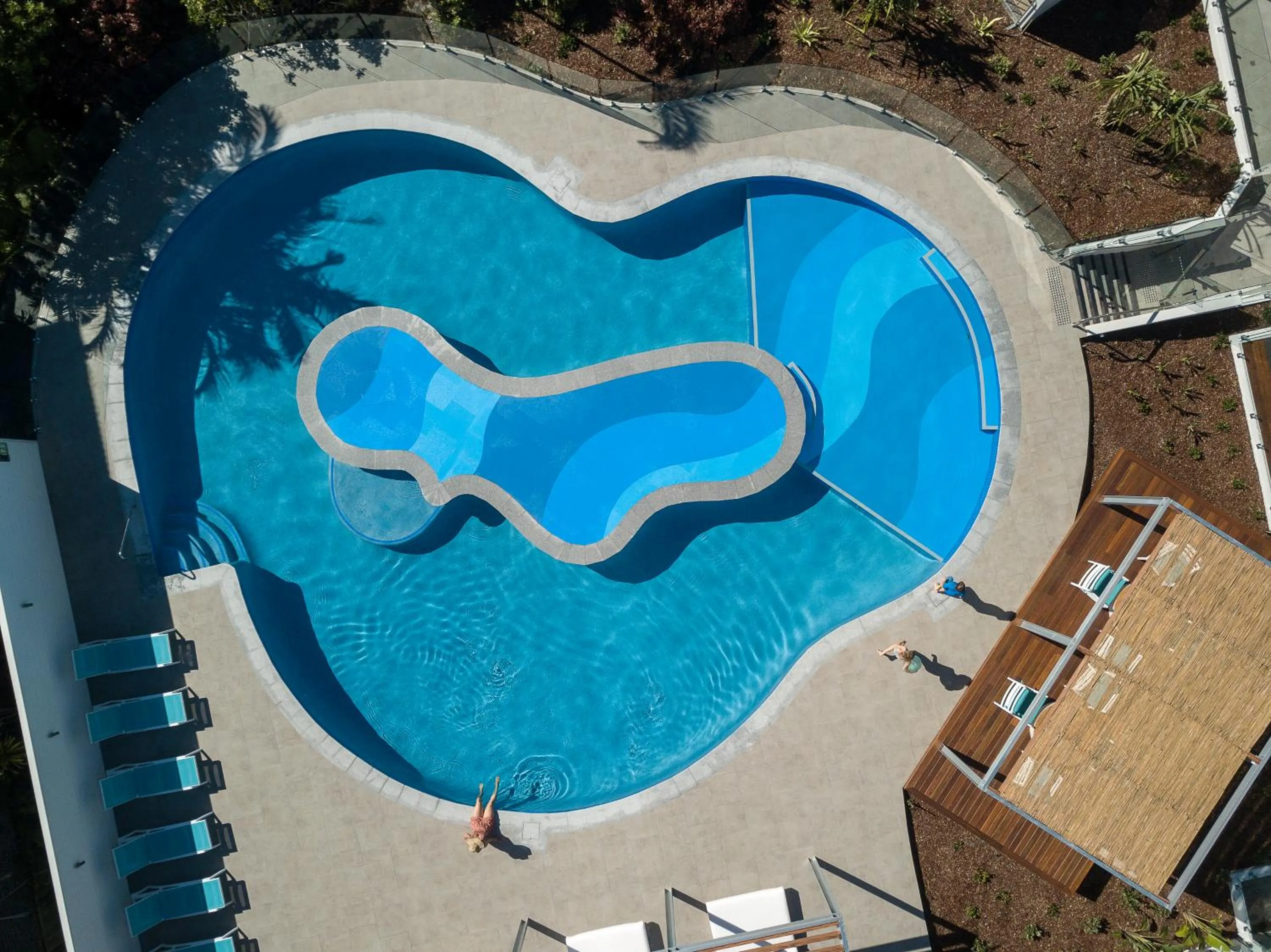 Swimming pool in ULTIQA Beach Haven on Broadbeach