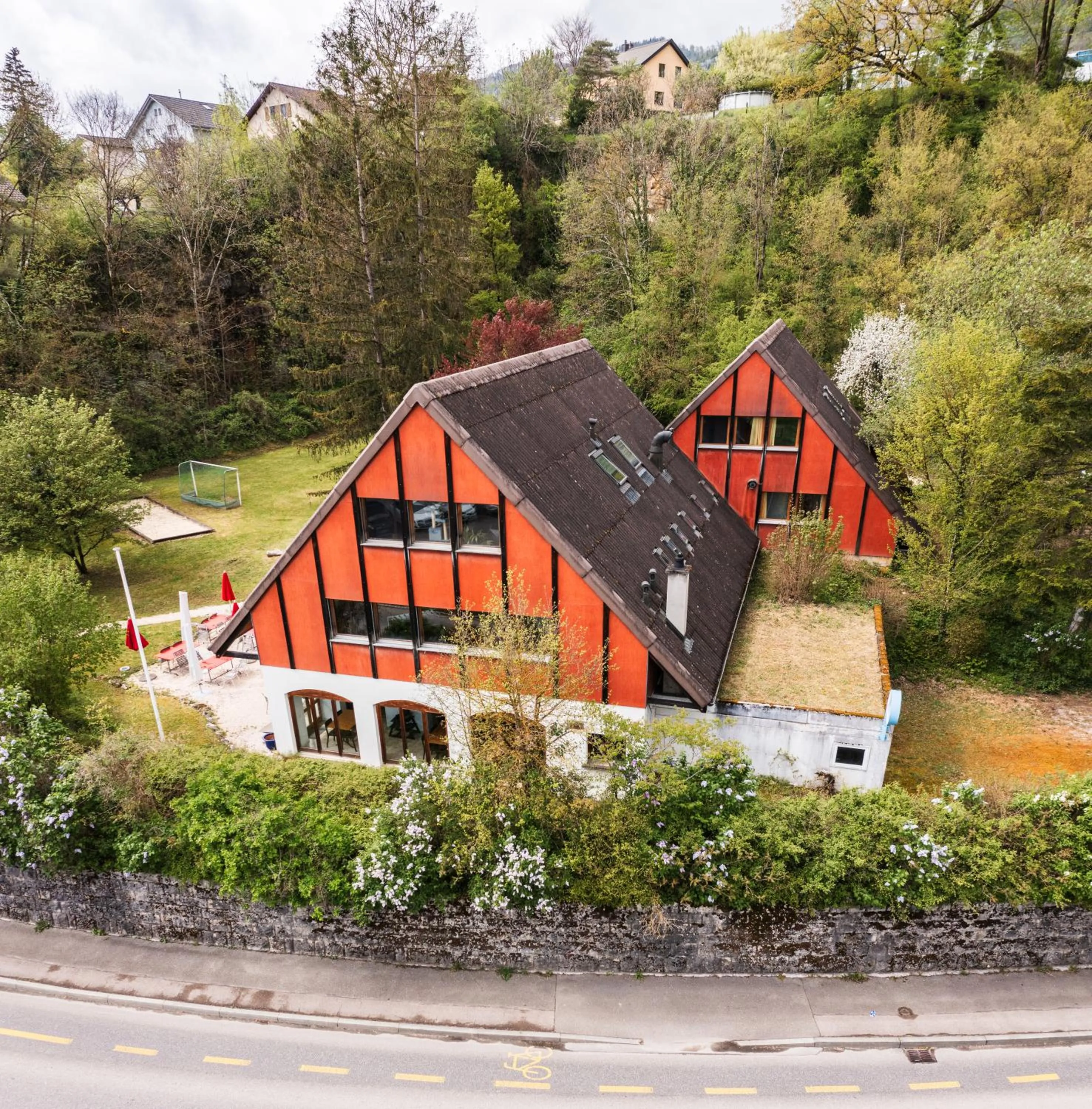 Property building in Delémont Youth Hostel