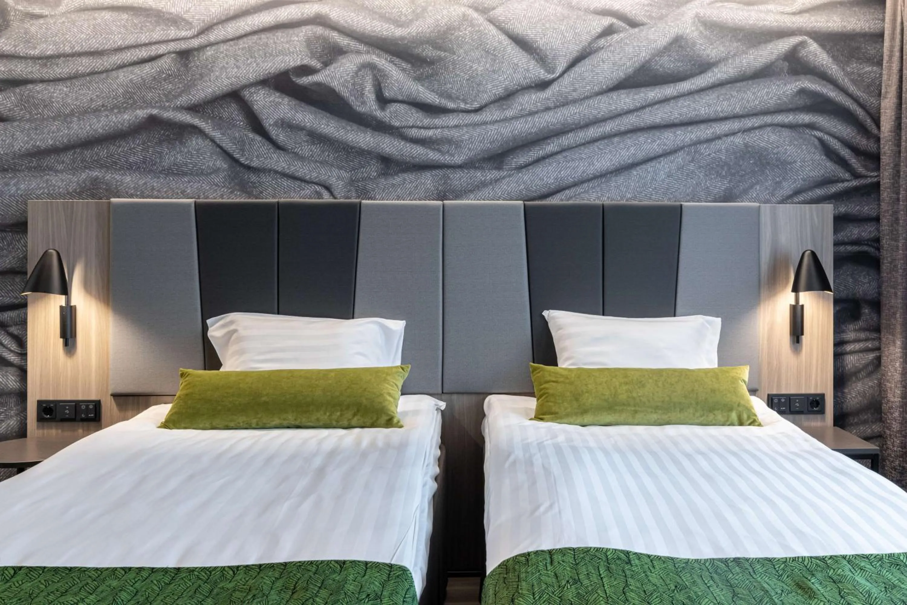 Bedroom, Bed in Scandic Pasila