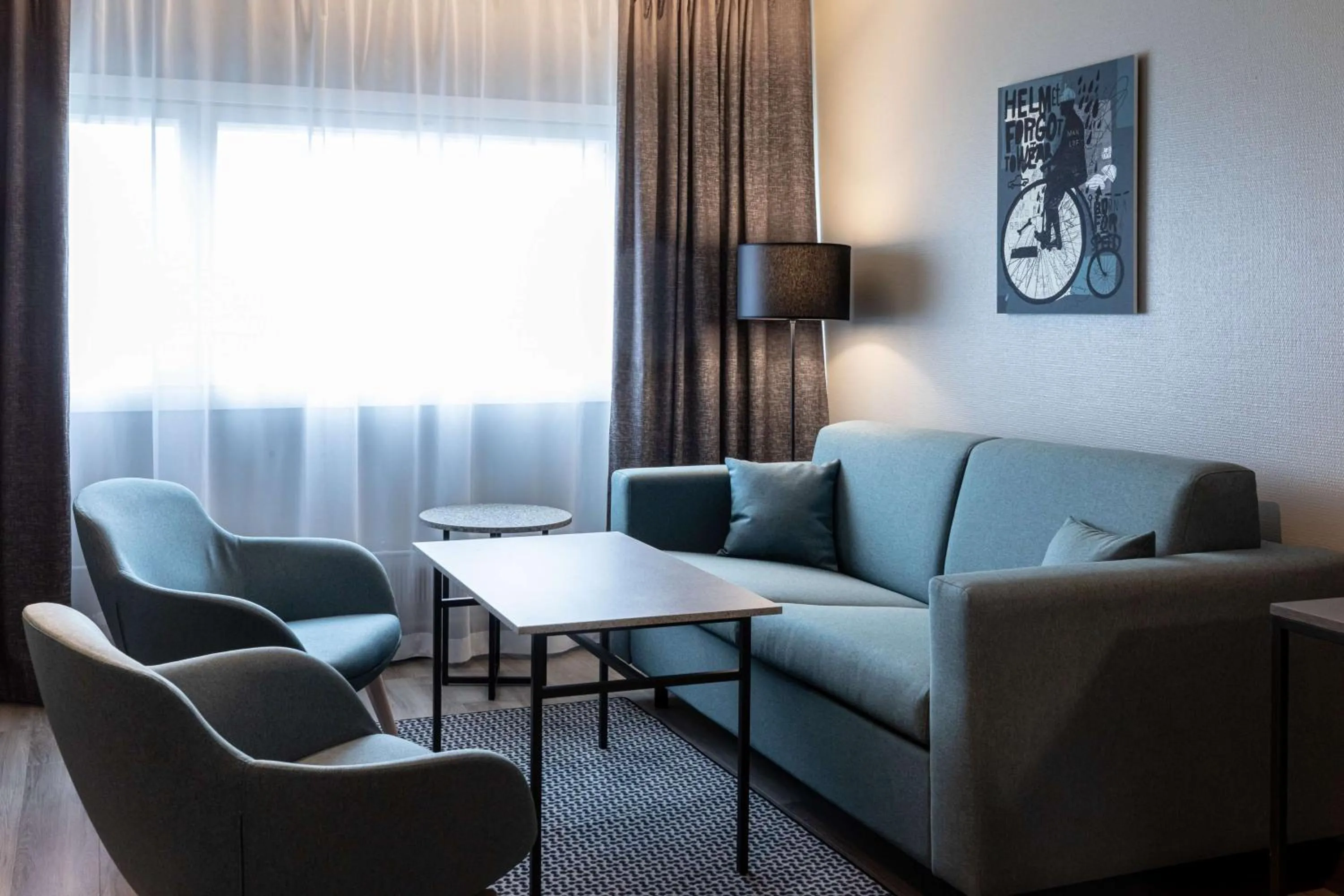 Photo of the whole room in Scandic Pasila