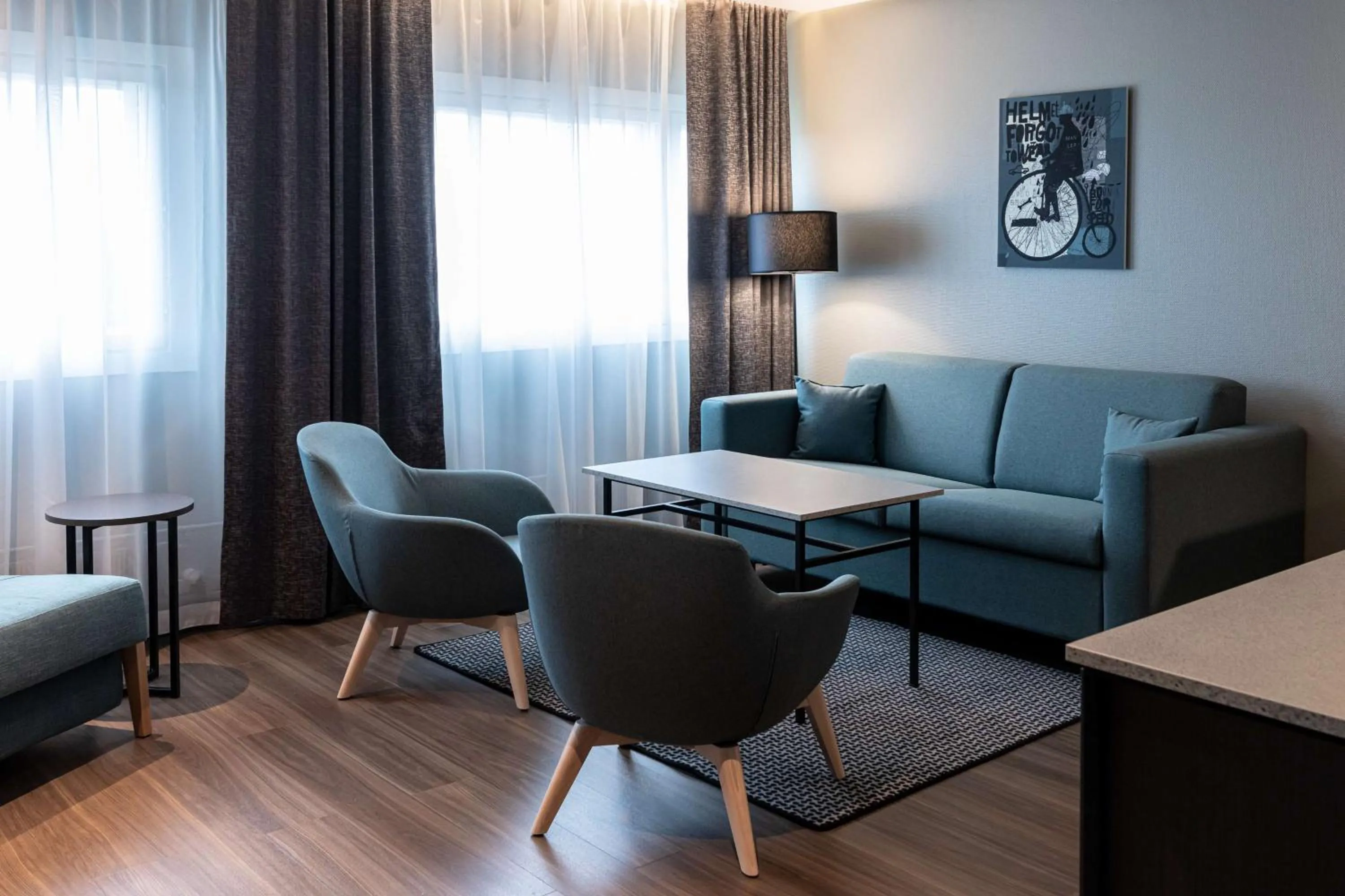 Photo of the whole room in Scandic Pasila