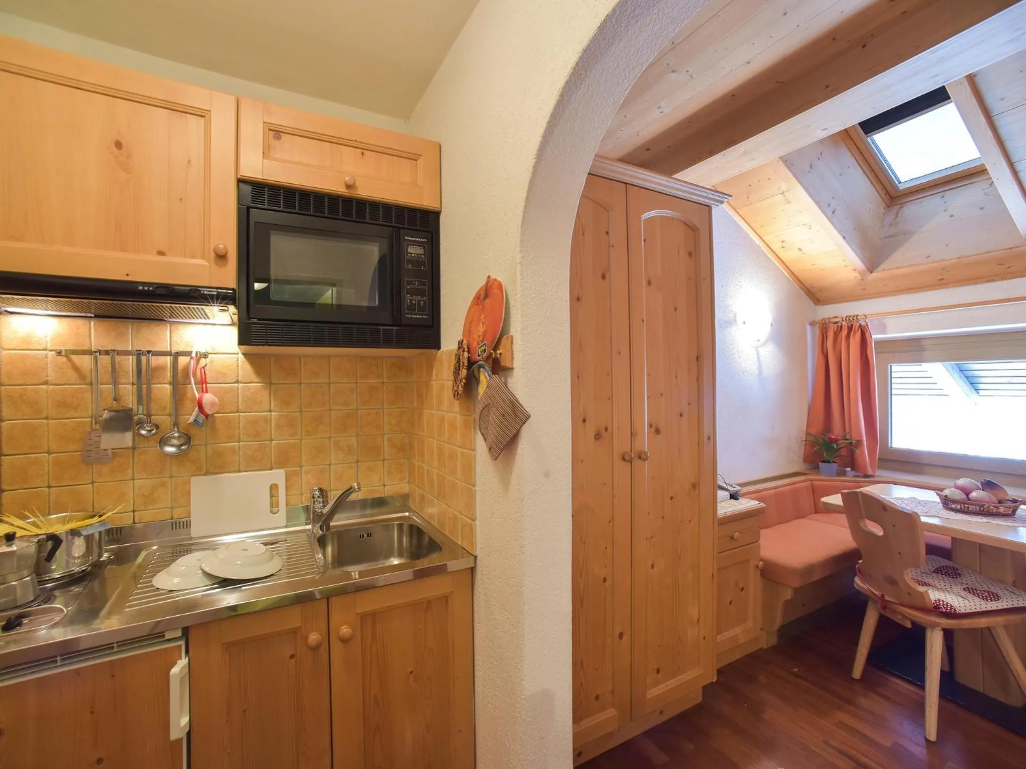 Kitchen or kitchenette in Residence Salvan