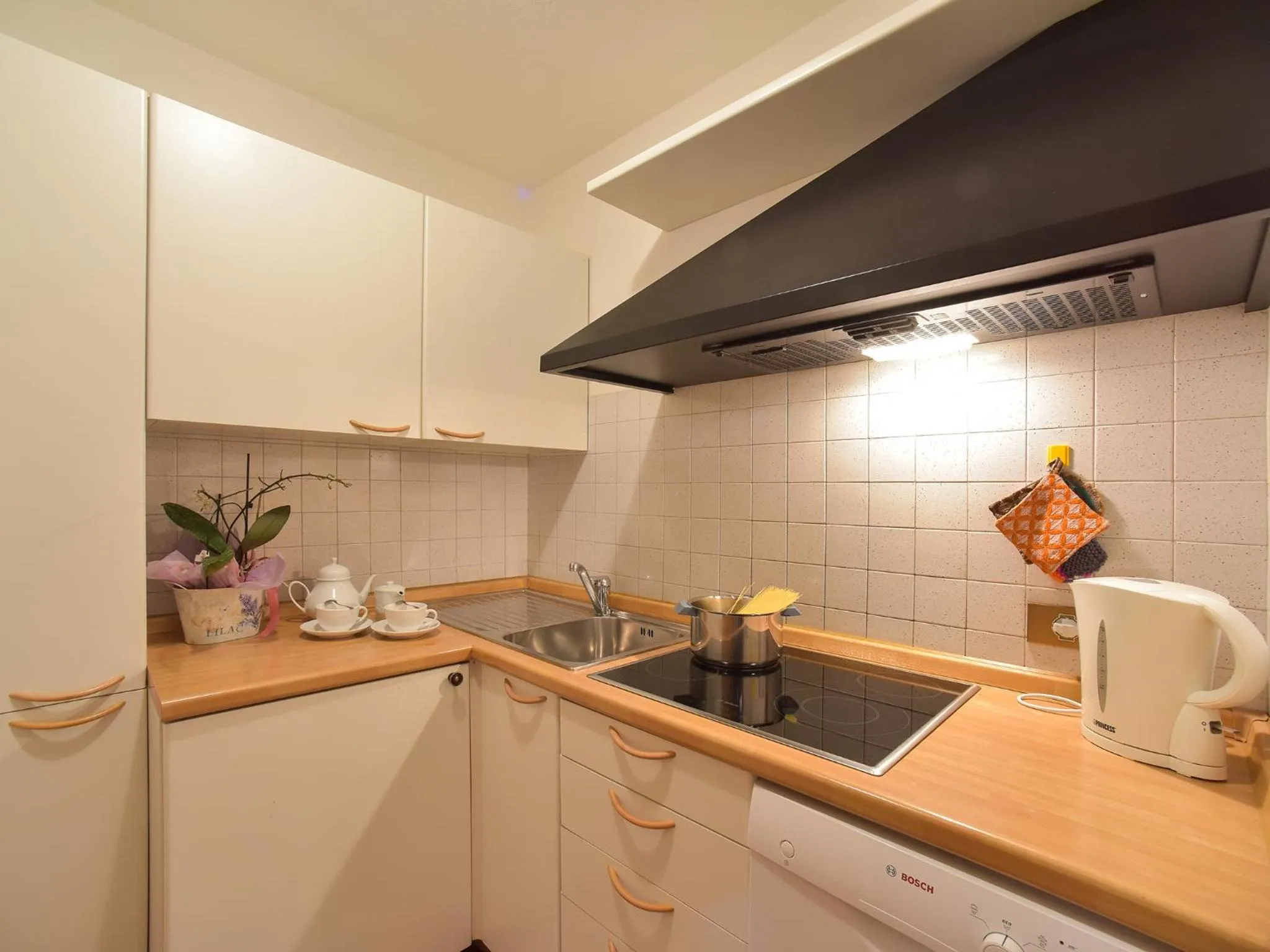 Kitchen or kitchenette in Residence Salvan