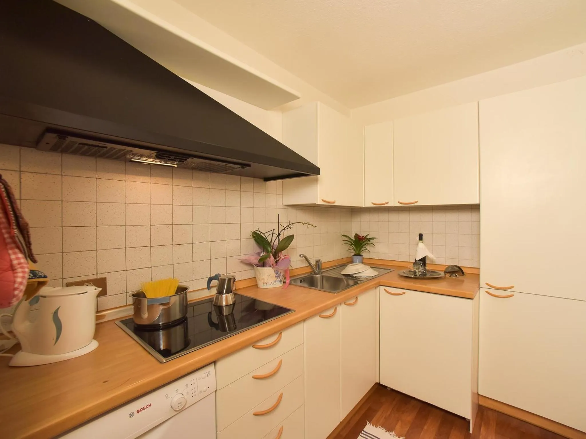 Kitchen or kitchenette in Residence Salvan