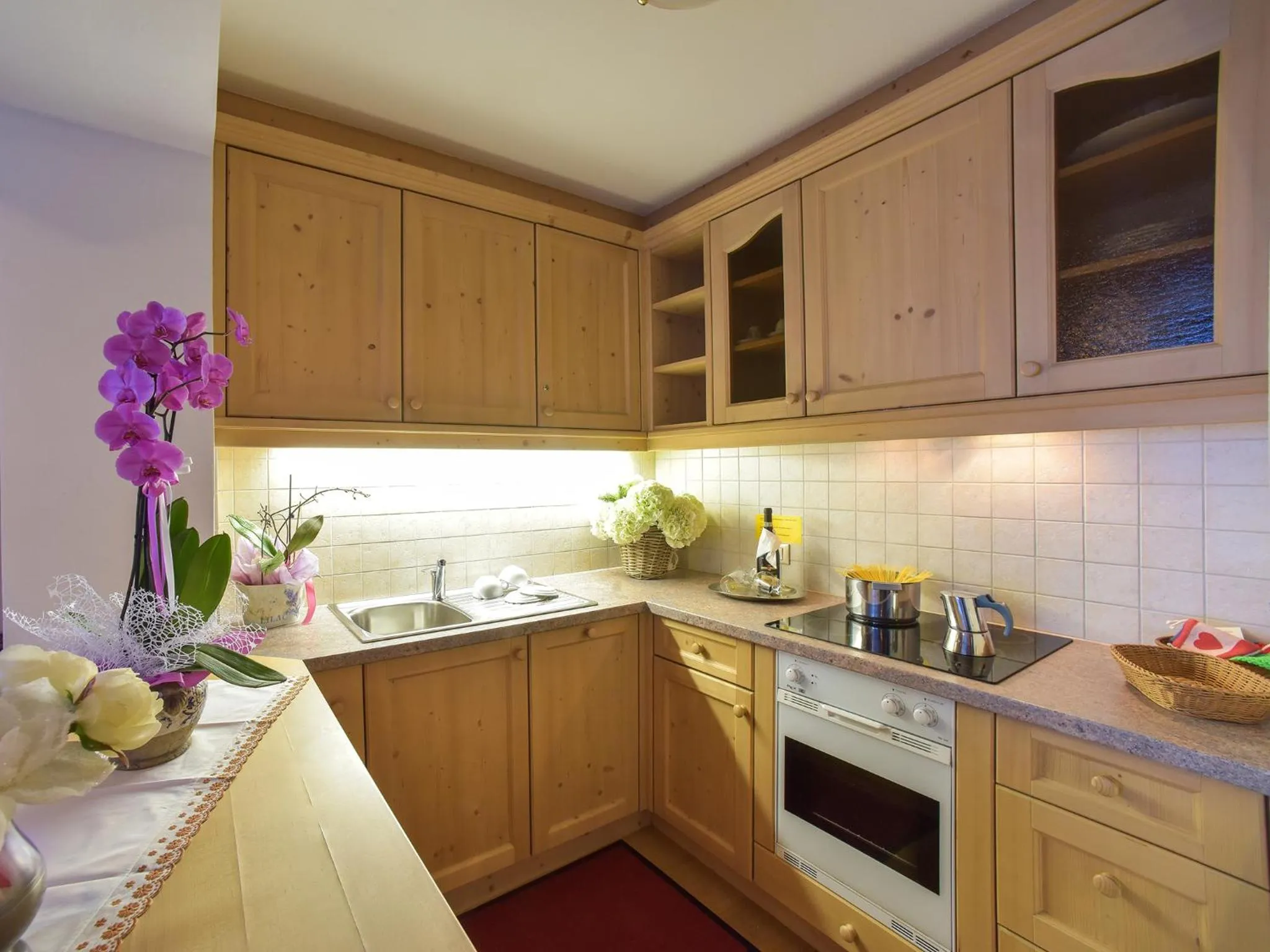 Kitchen or kitchenette in Residence Salvan