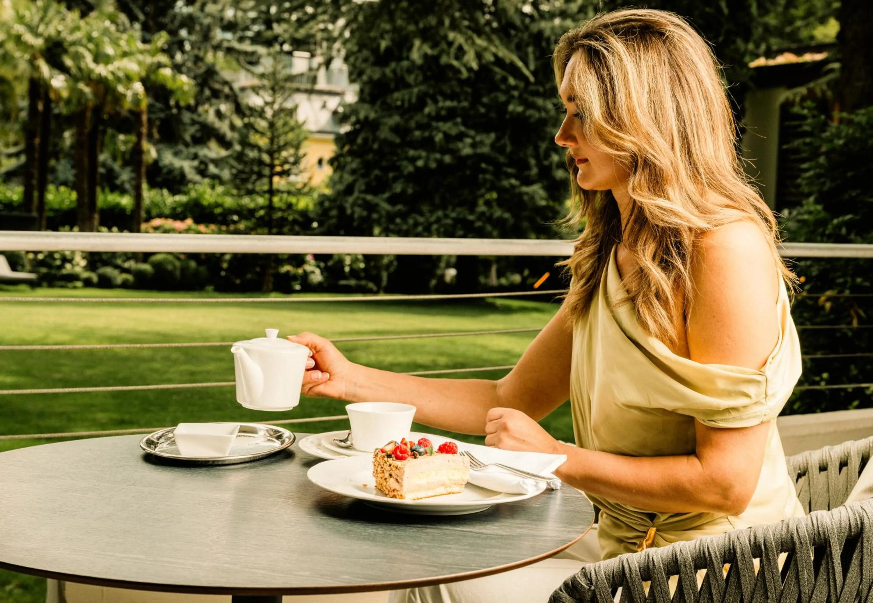 Balcony/Terrace in Hotel Mignon Meran Park & Spa