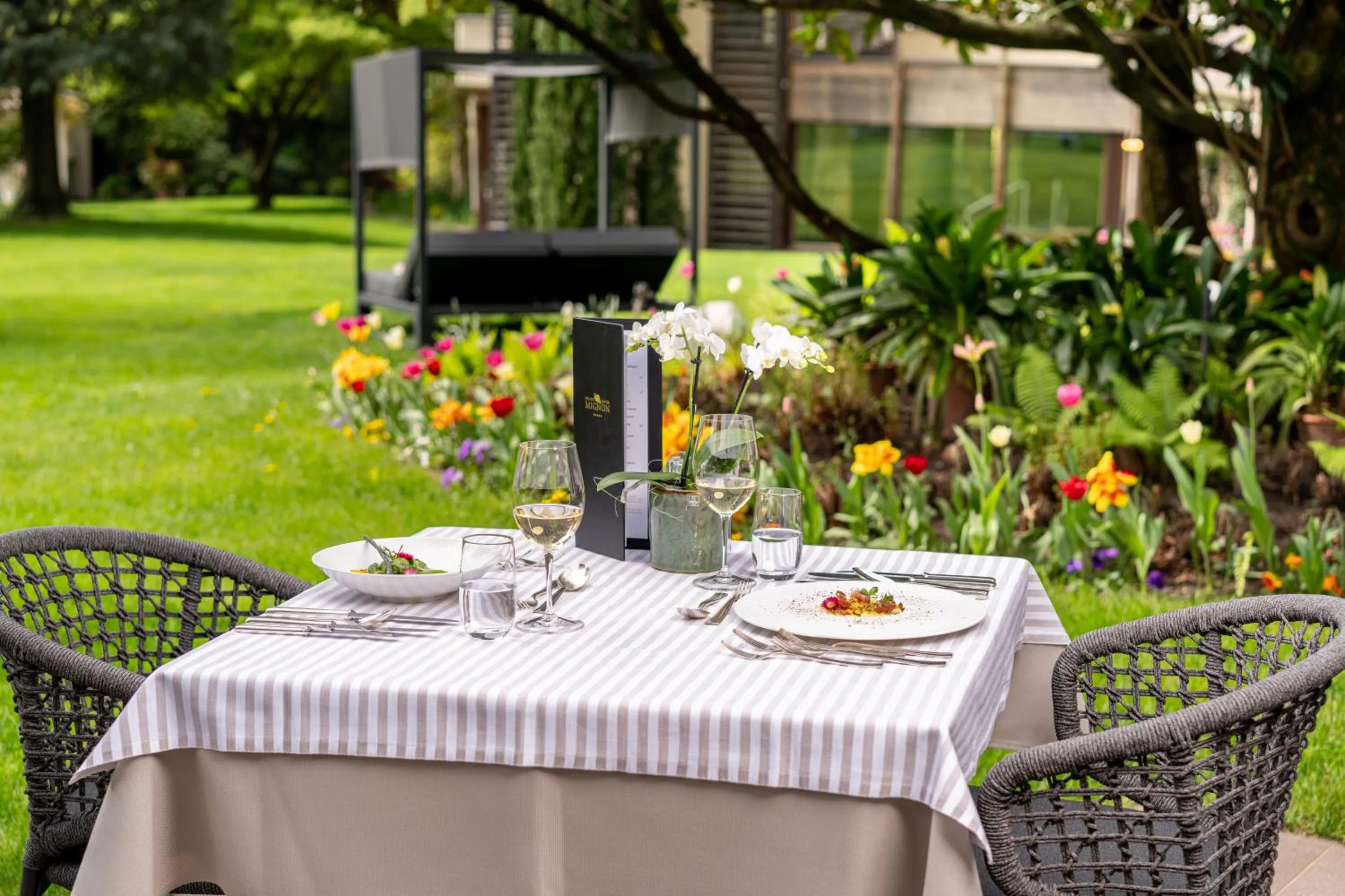 Garden in Hotel Mignon Meran Park & Spa