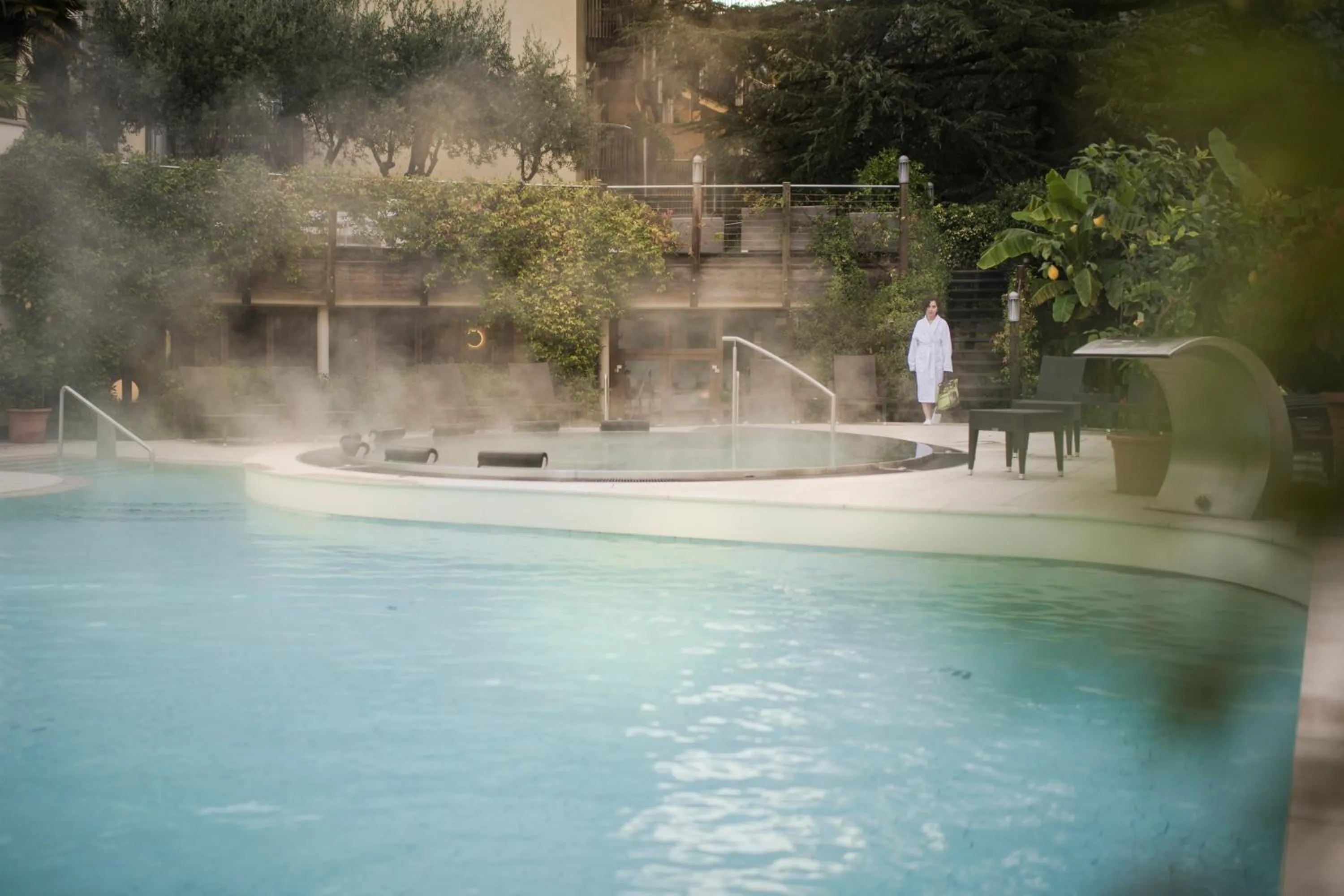 Swimming pool in Hotel Mignon Meran Park & Spa