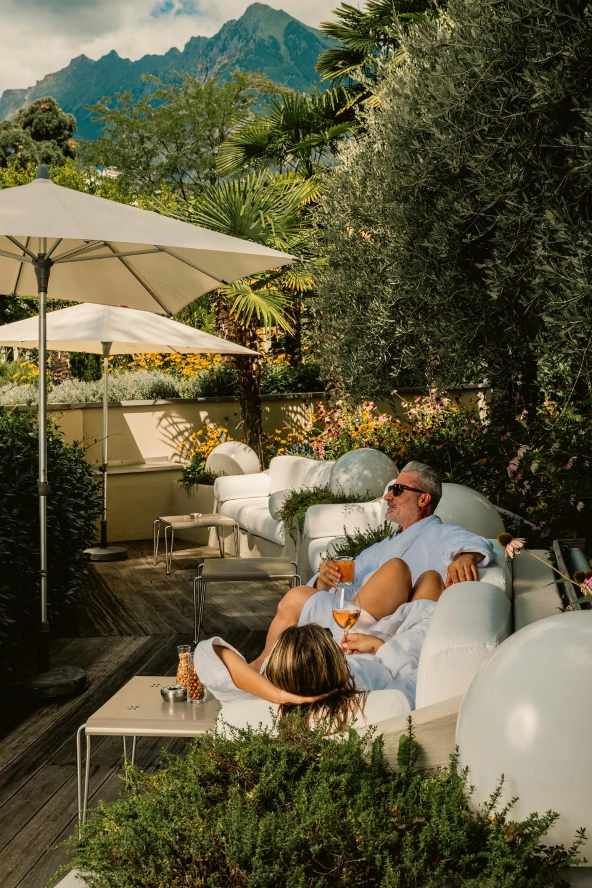 Balcony/Terrace in Hotel Mignon Meran Park & Spa