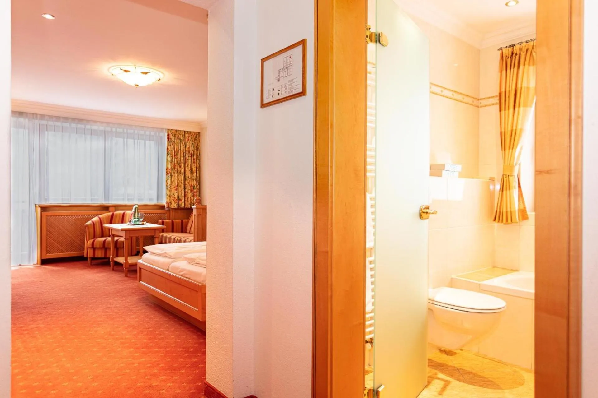 Bed in Unser Berghof