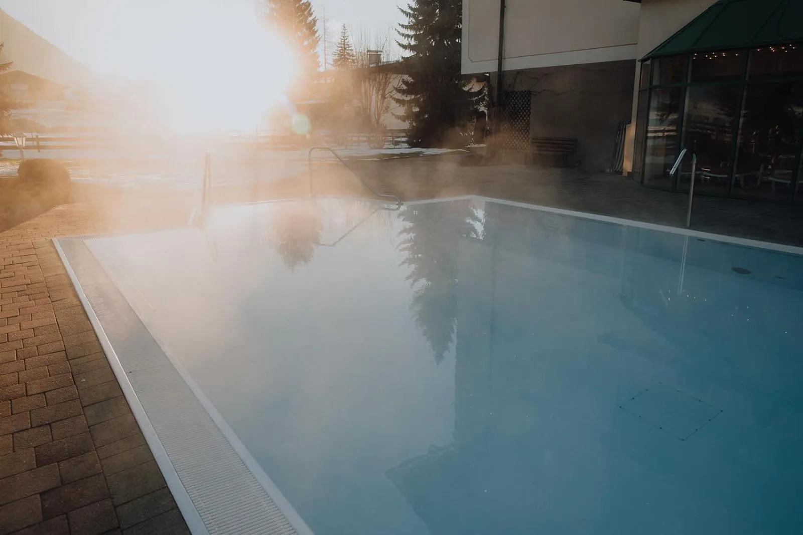 Swimming pool in Unser Berghof