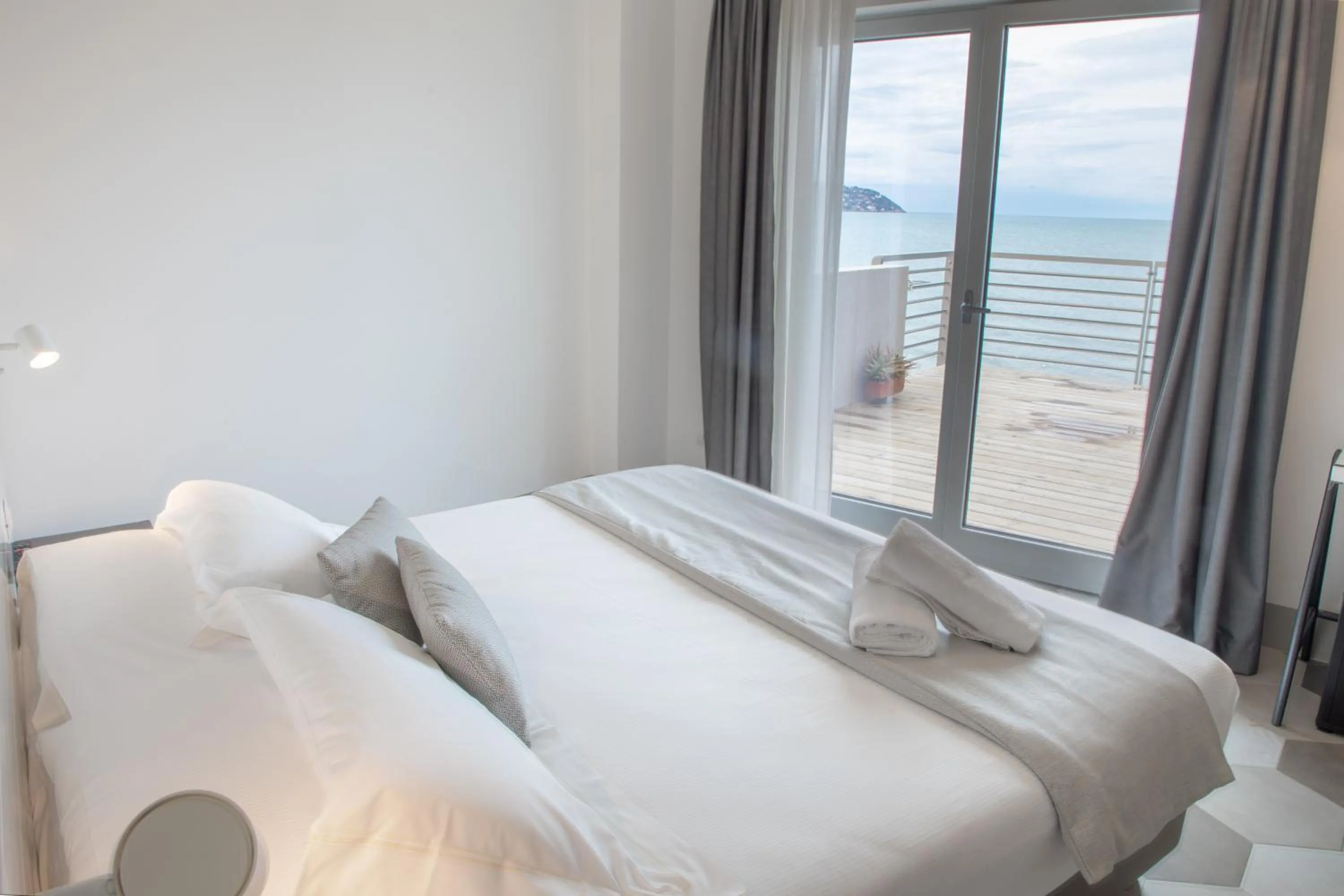 Bed in Hotel Villa Ambra