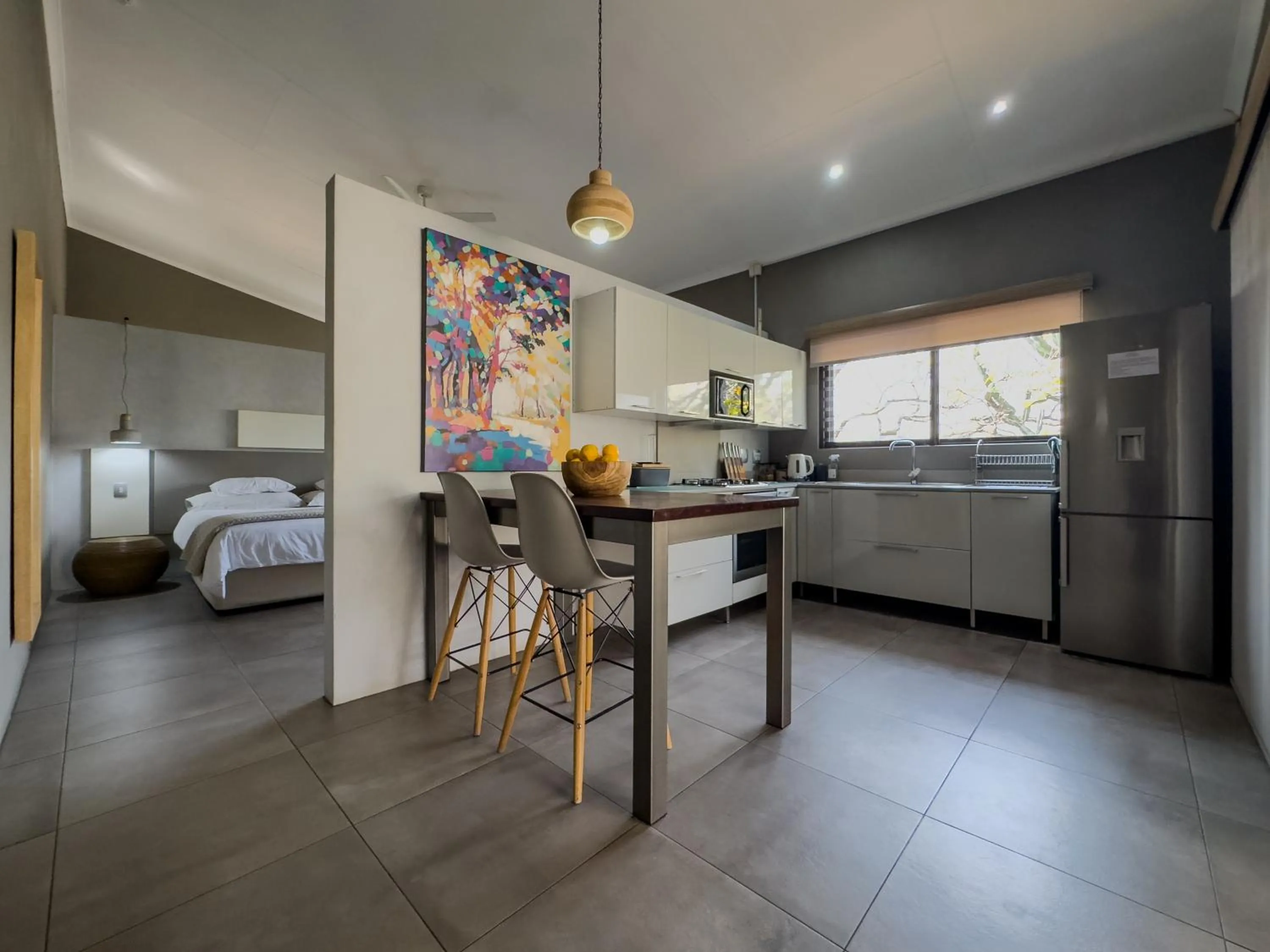 Bed in Birds Babble Self Catering