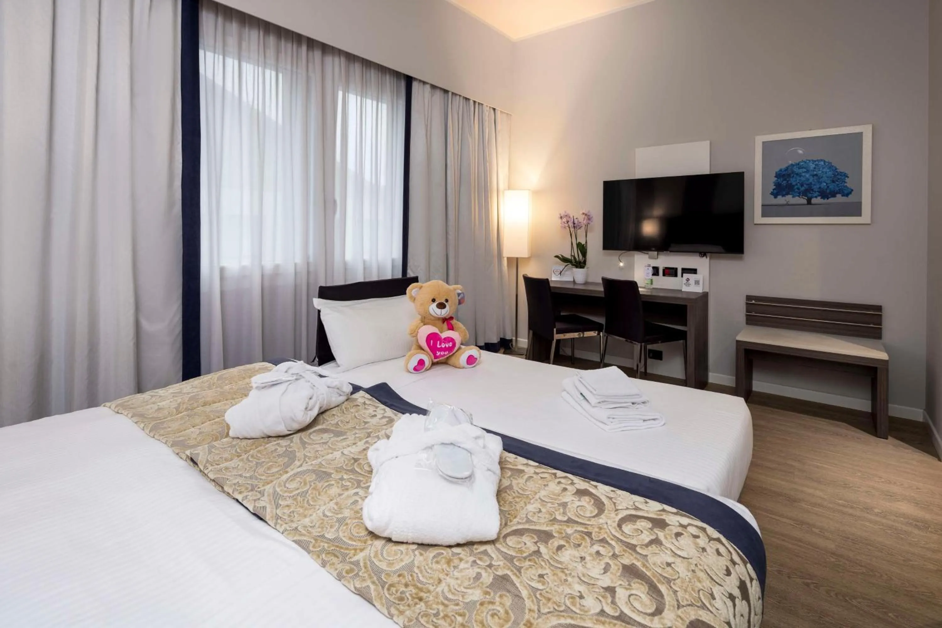 Bedroom, Bed in Best Western Plus Borgolecco Hotel