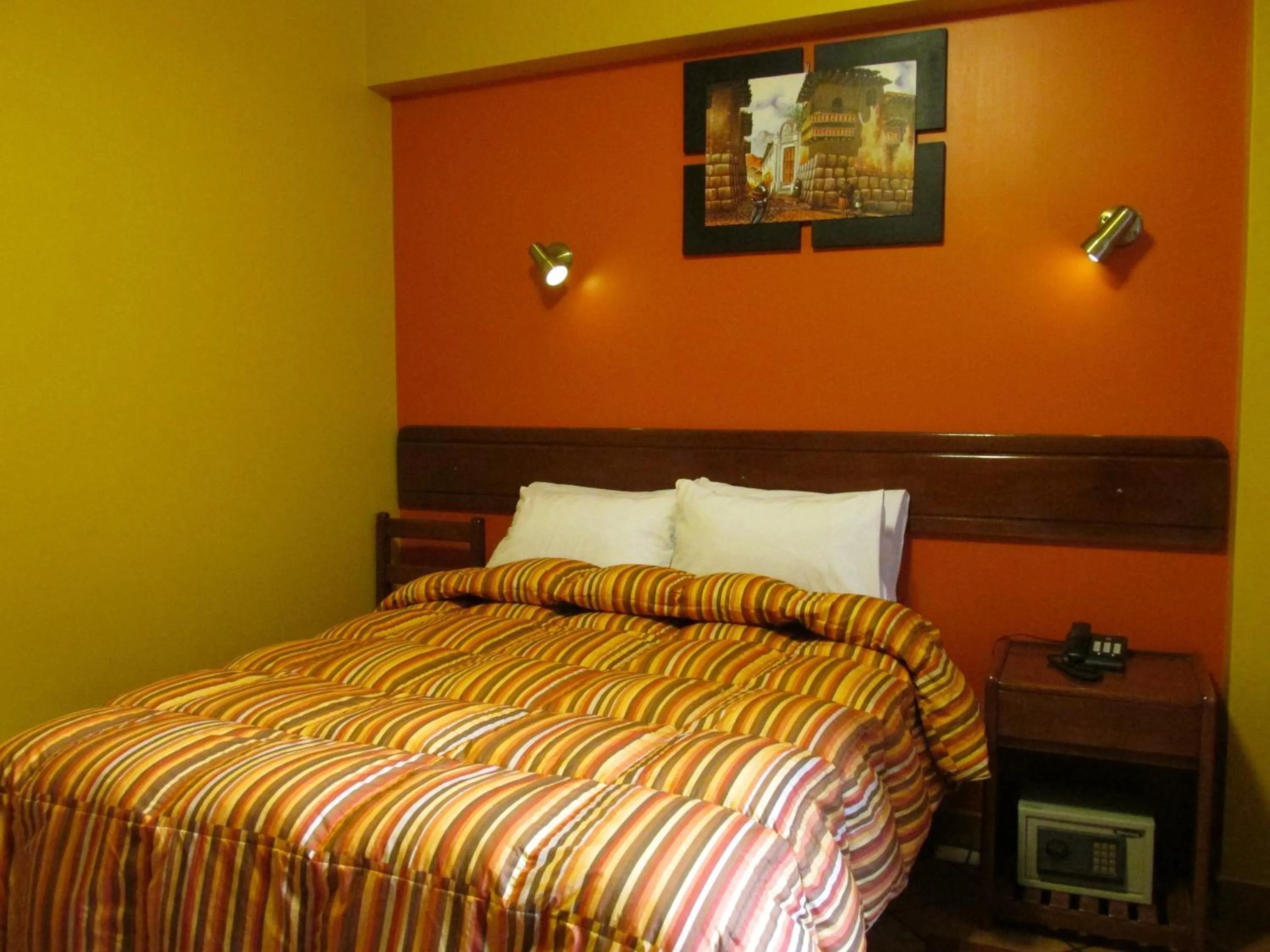 Bed in Casa De Luz Hotel