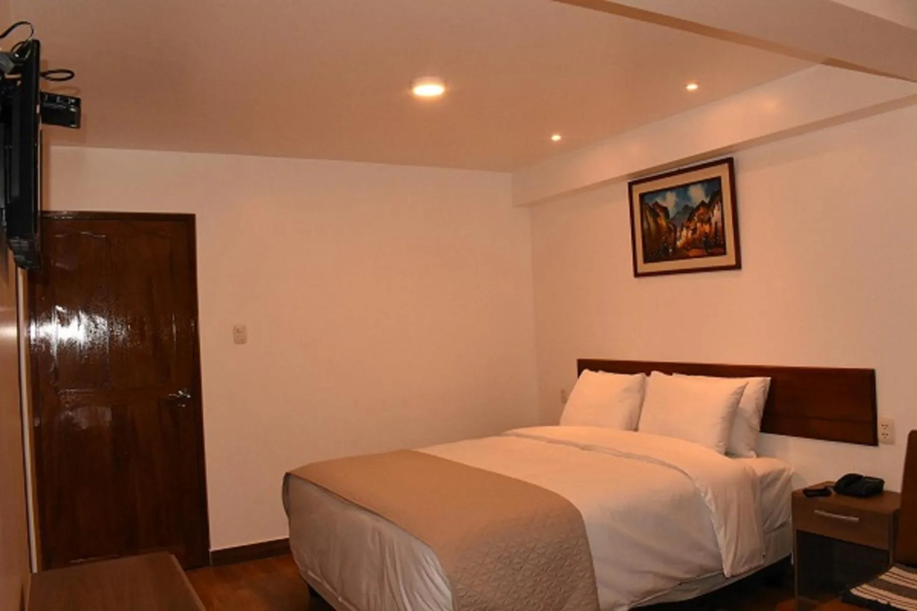 Bed in Casa De Luz Hotel