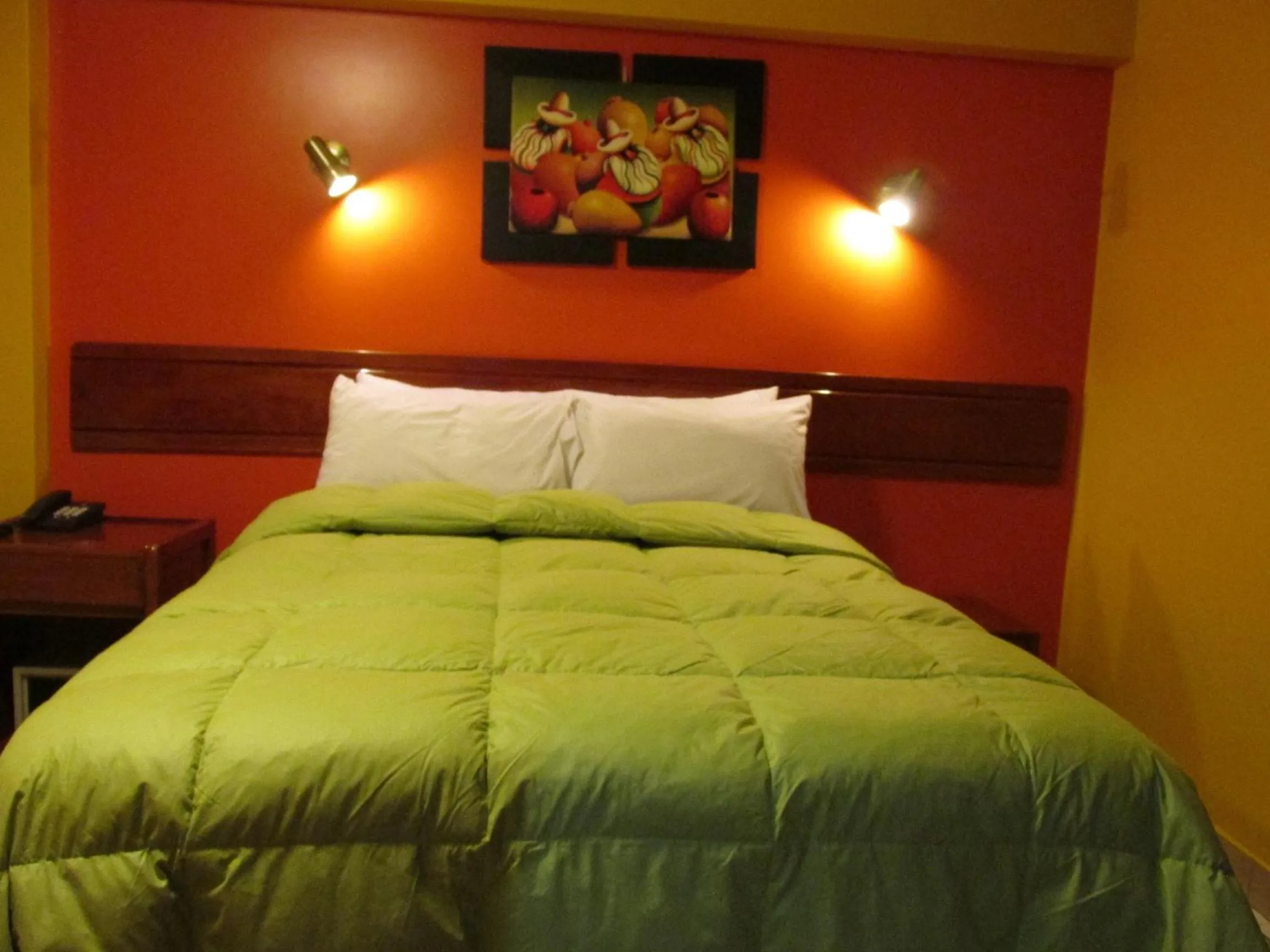 Bed in Casa De Luz Hotel