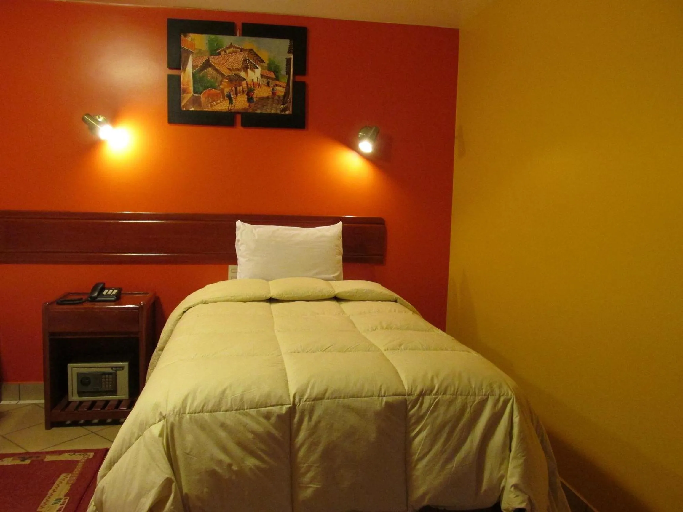 Bed in Casa De Luz Hotel