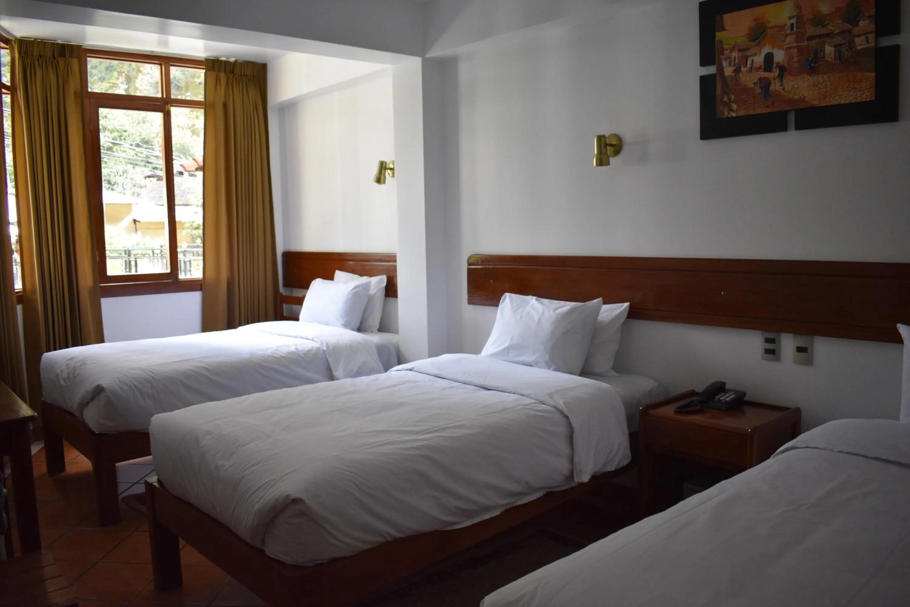 Bed in Casa De Luz Hotel