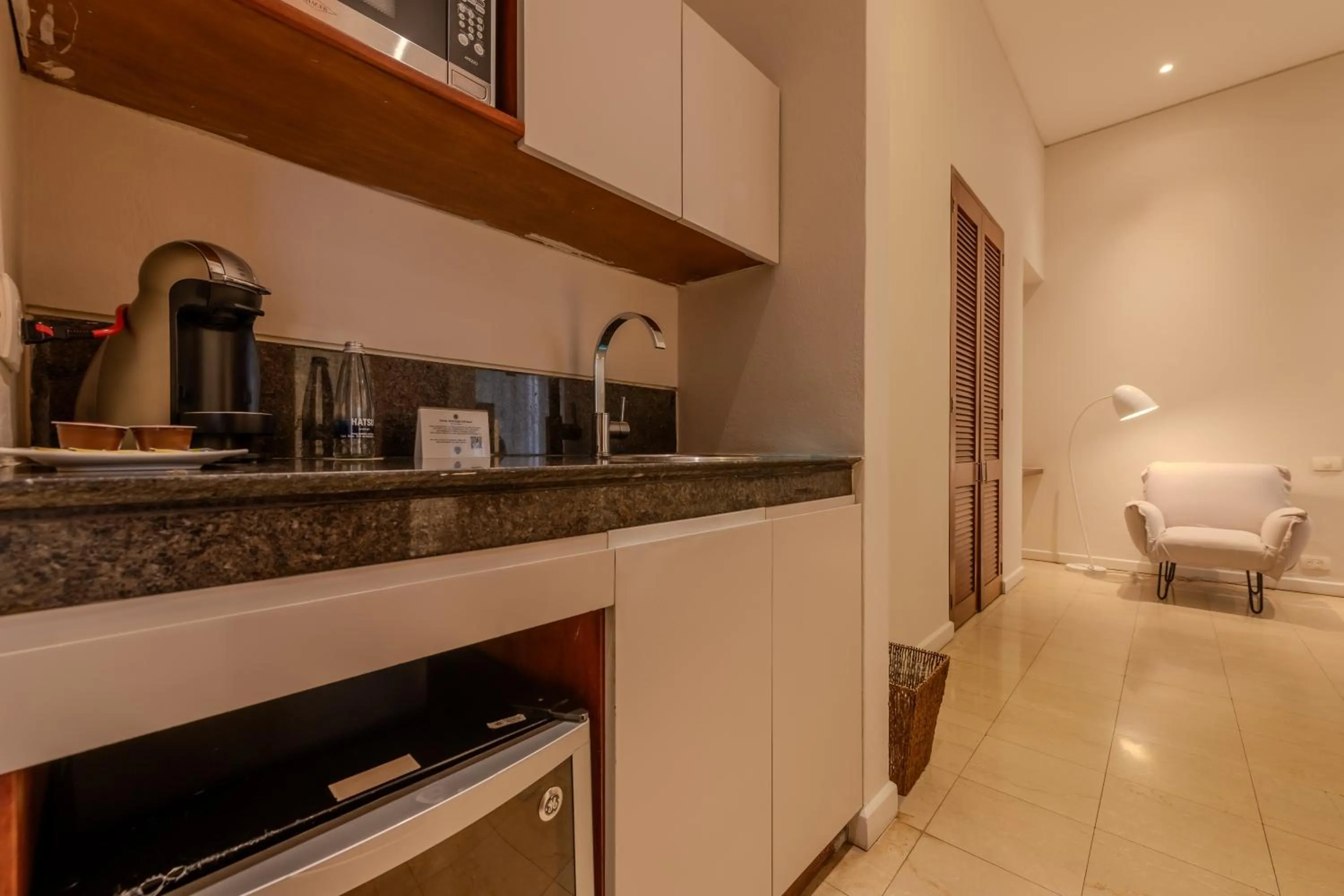 Kitchen or kitchenette in Hotel Boutique Bovedas de Santa Clara By Accor
