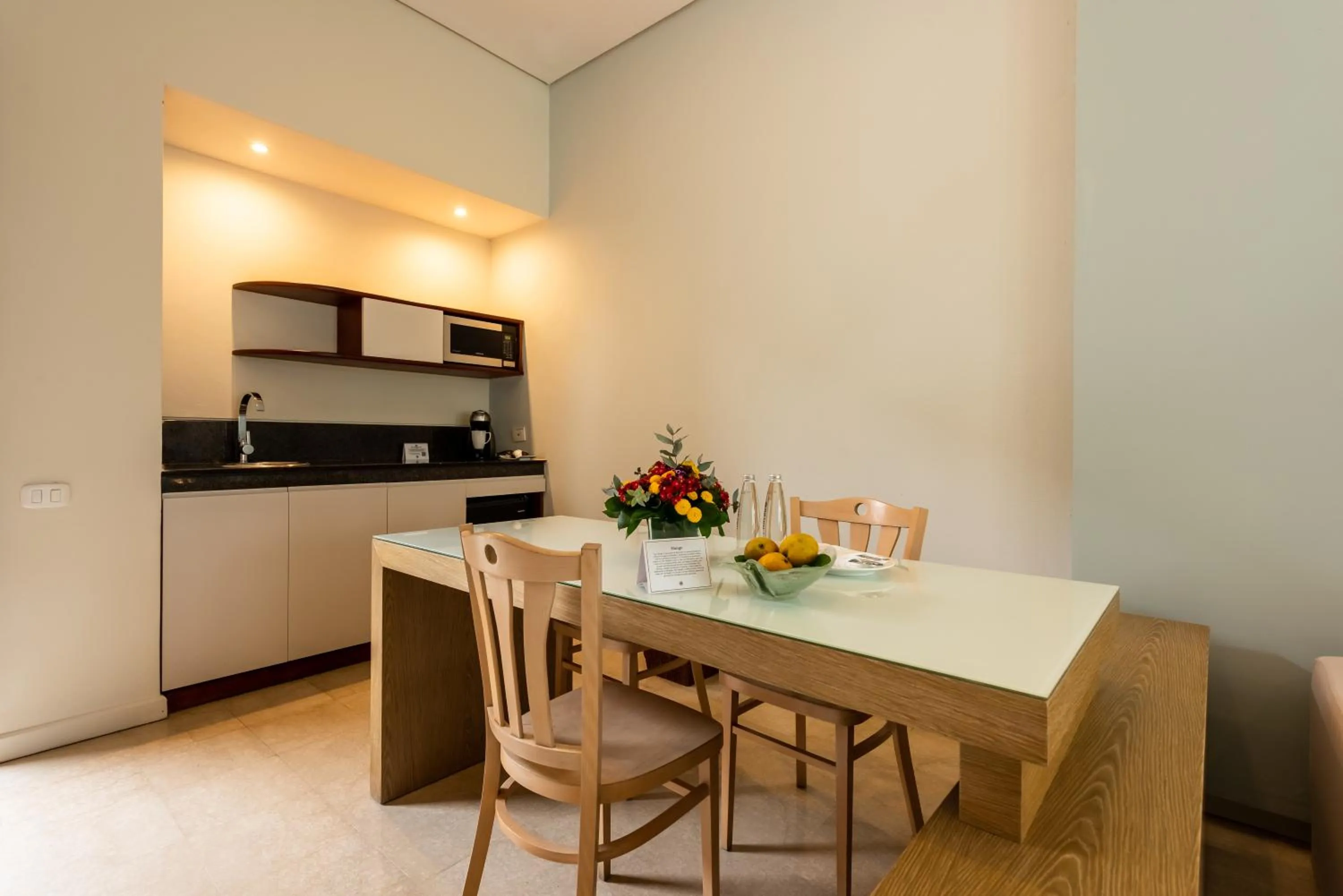 Kitchen or kitchenette in Hotel Boutique Bovedas de Santa Clara By Accor