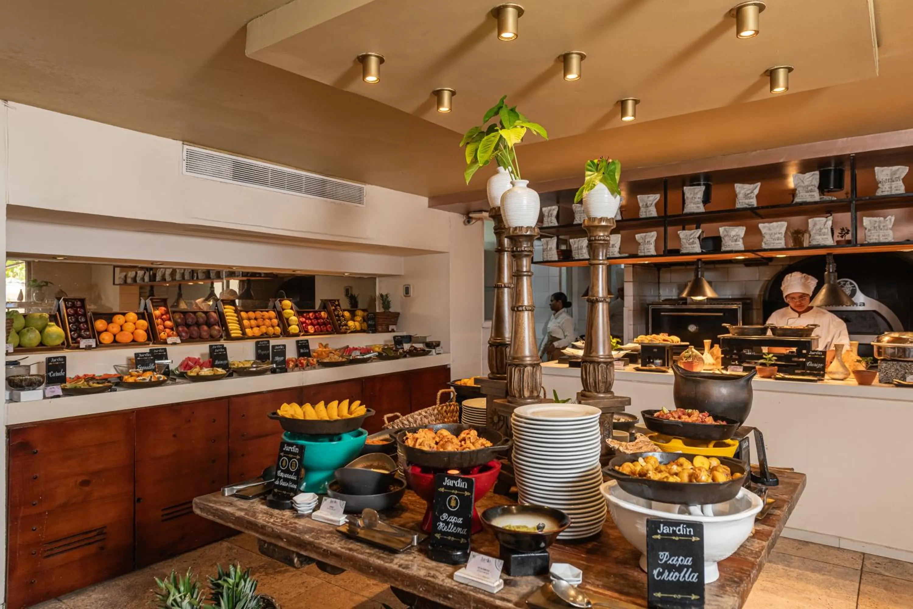 Buffet breakfast in Hotel Boutique Bovedas de Santa Clara By Accor