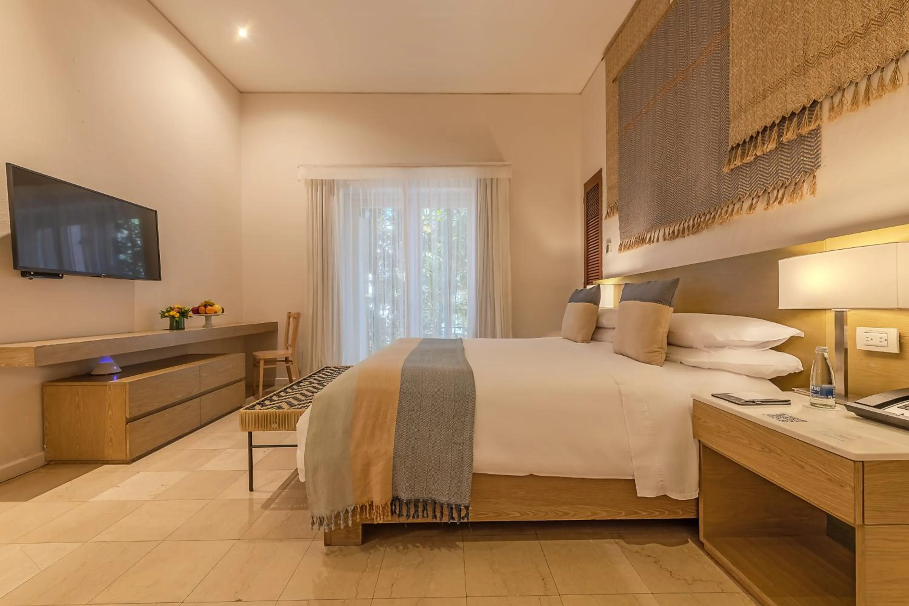 Garden view, Bed in Hotel Boutique Bovedas de Santa Clara By Accor