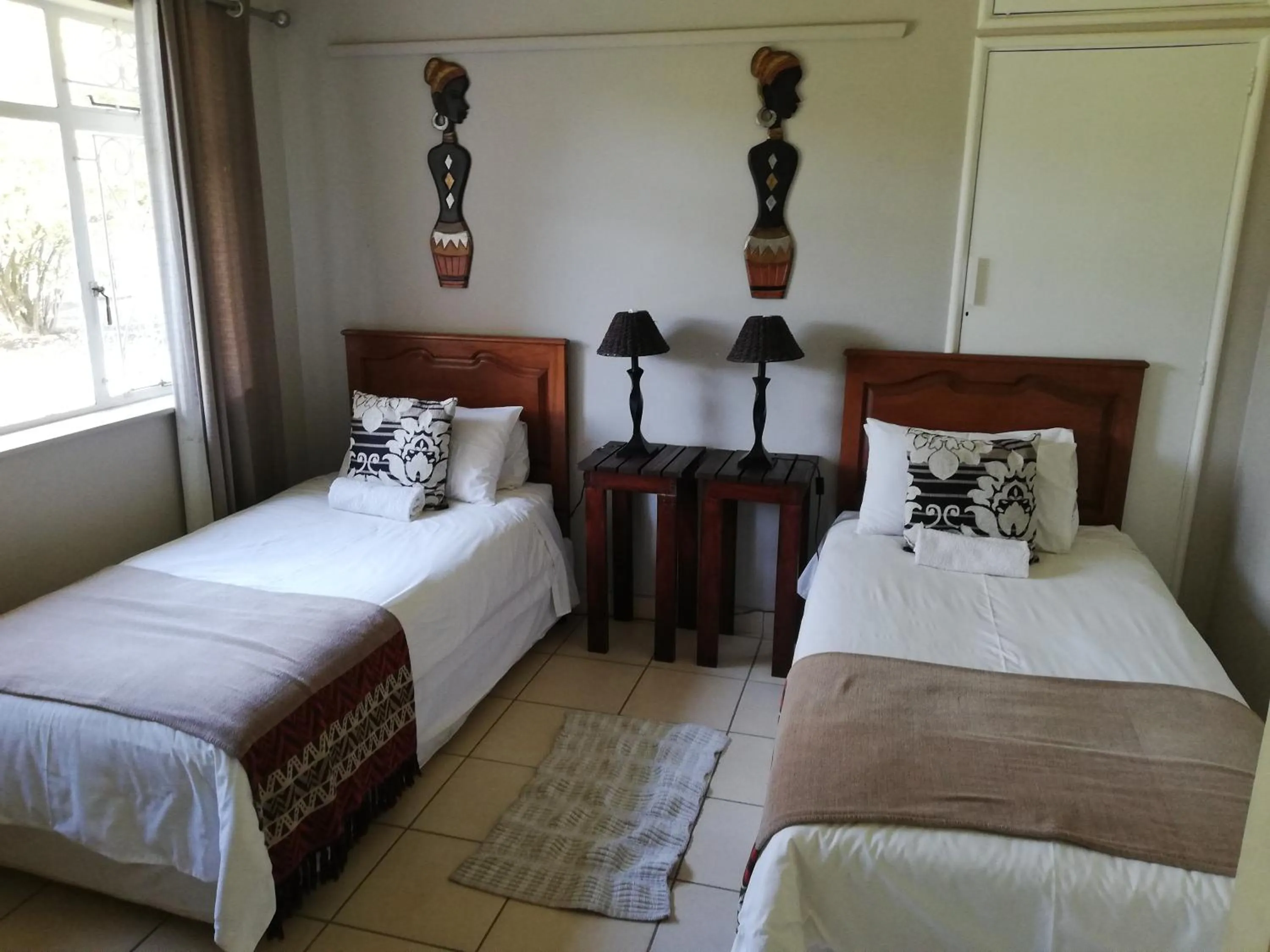 Bed in Abendruhe Guest House