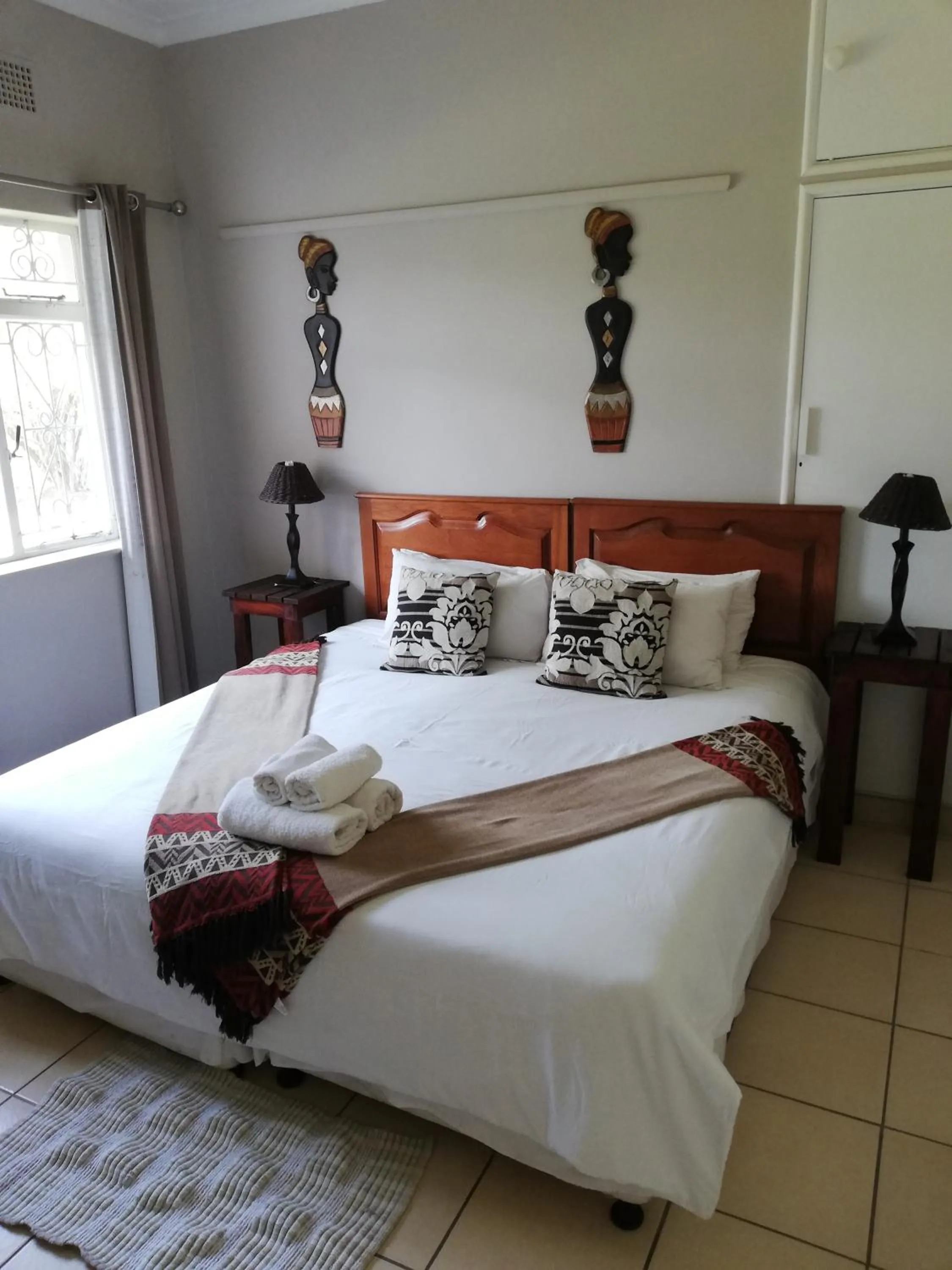 Bed in Abendruhe Guest House