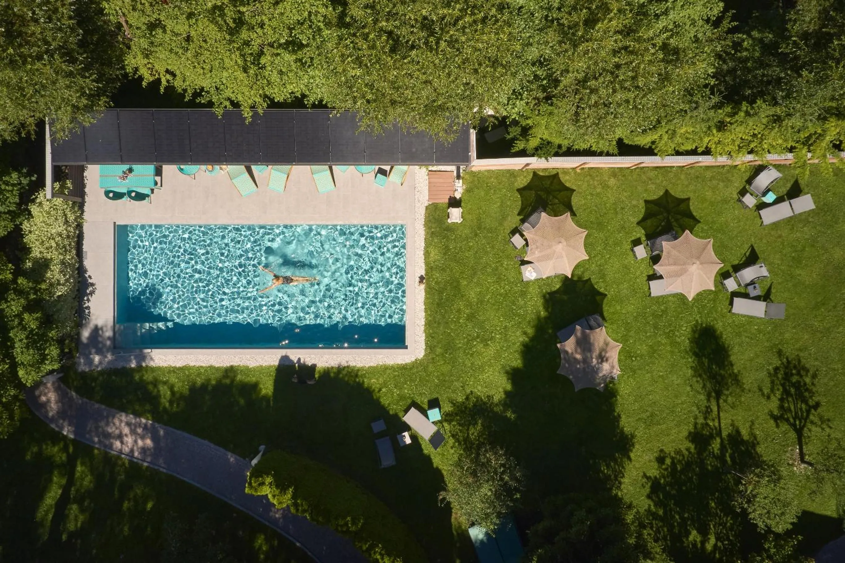 Swimming pool in Appartamenti La Sajun & Les Viles