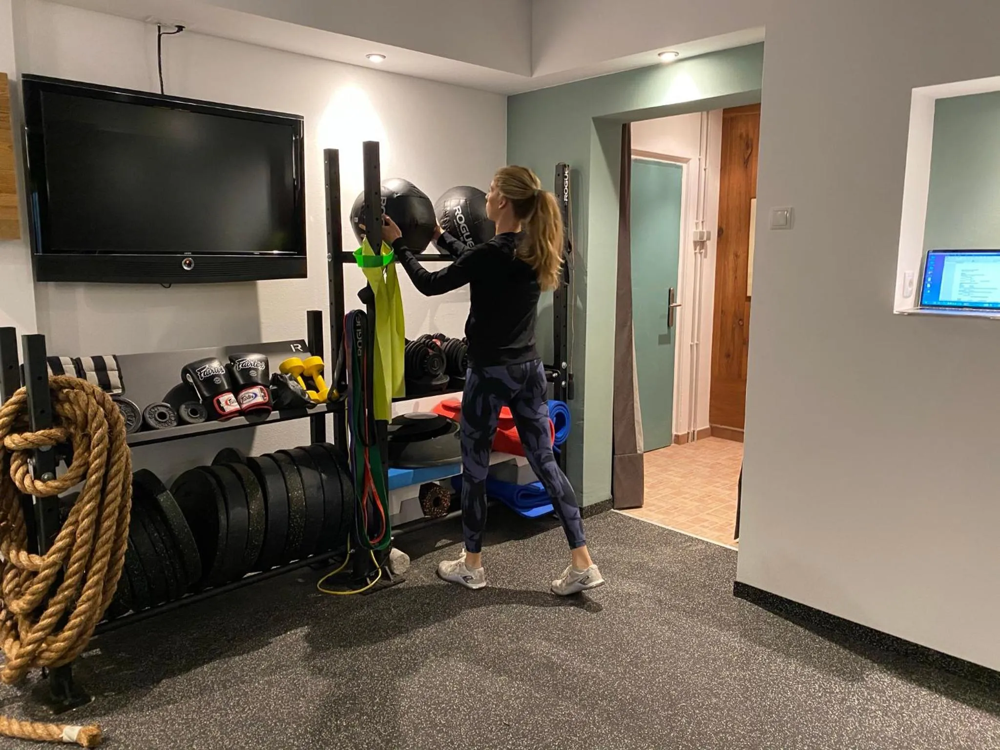 Fitness centre/facilities in Appartamenti La Sajun & Les Viles