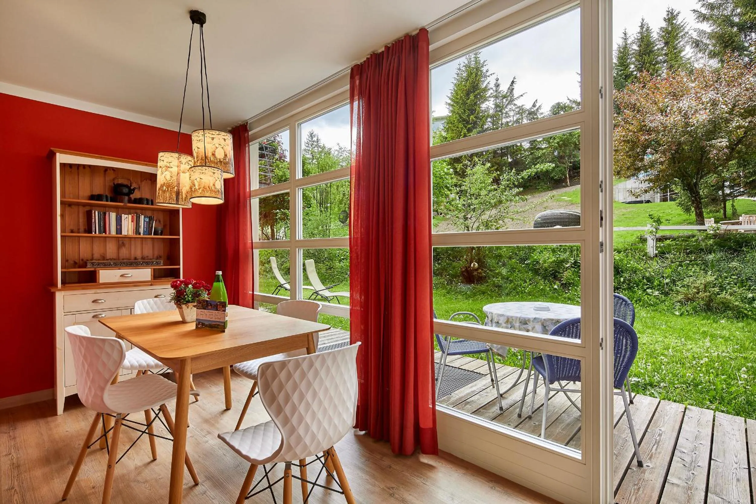 Dining area in Appartamenti La Sajun & Les Viles