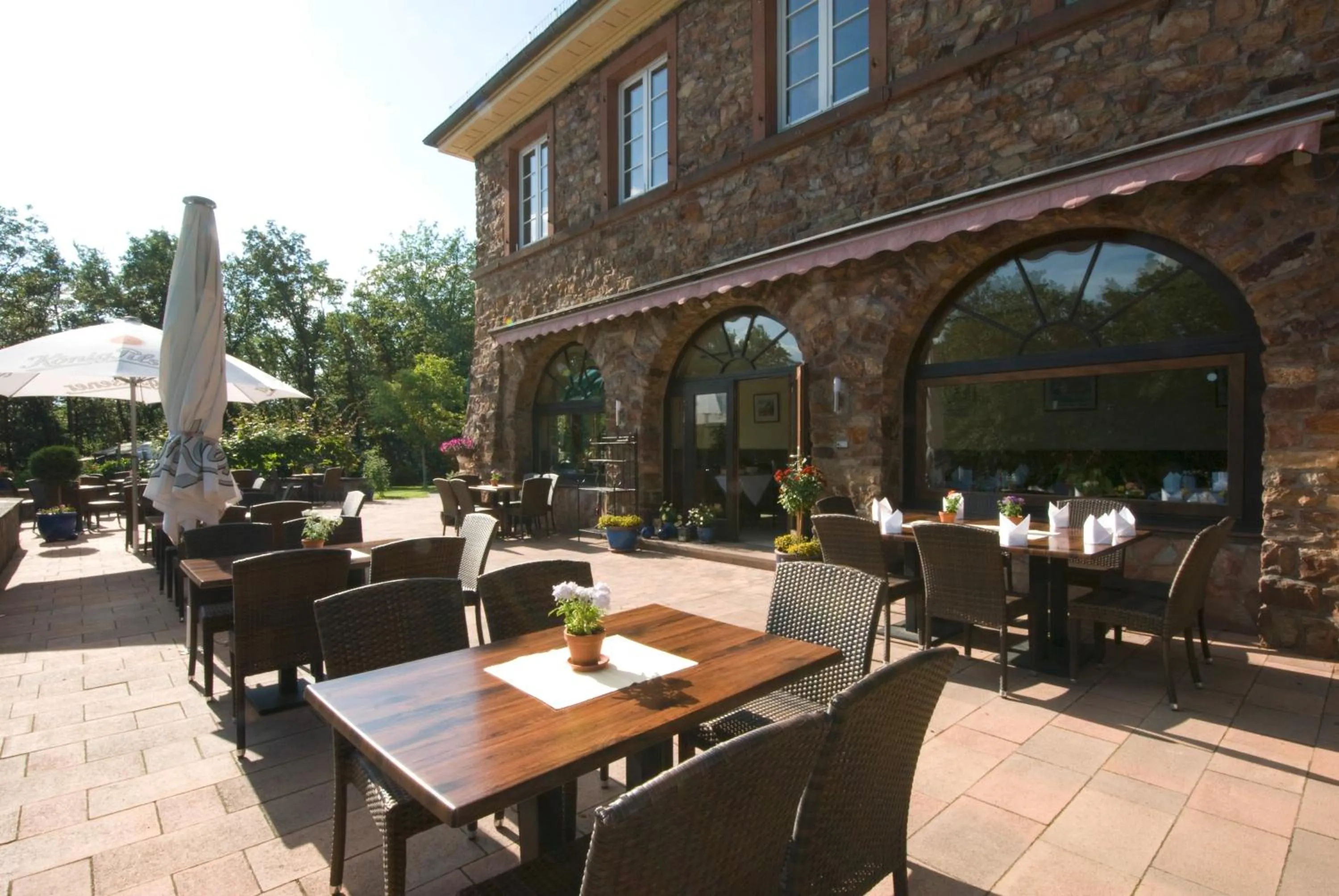 Patio, Restaurant/Places to Eat in BB Haus Neugebauer Garni