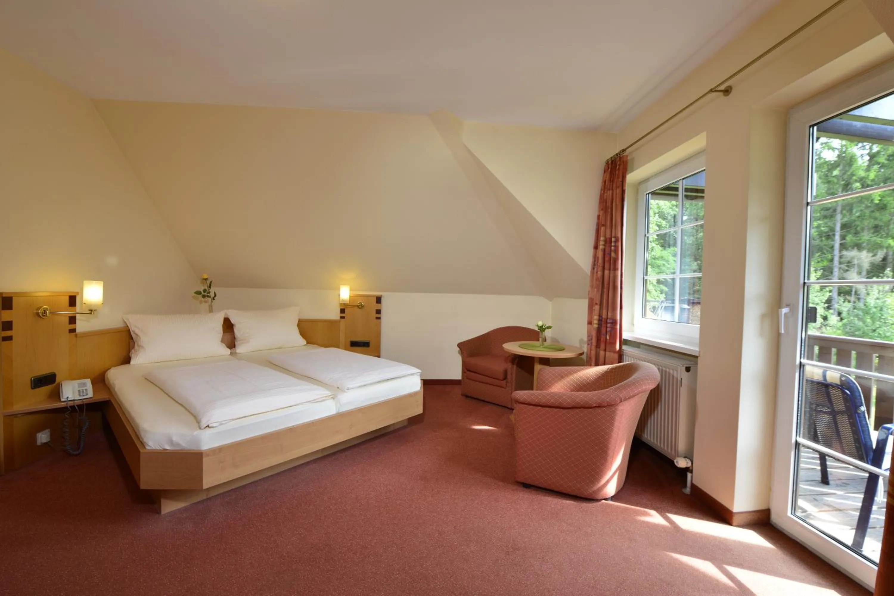 Photo of the whole room, Bed in BB Haus Neugebauer Garni