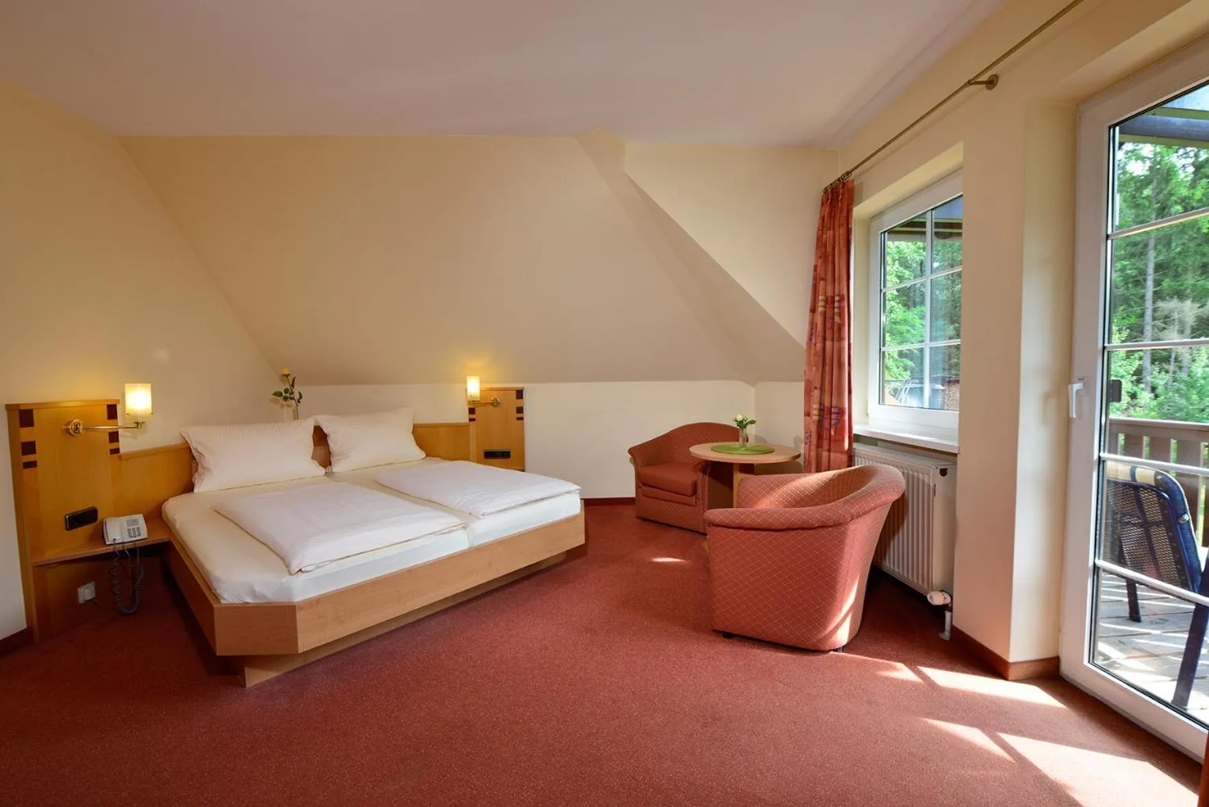 Photo of the whole room, Bed in BB Haus Neugebauer Garni