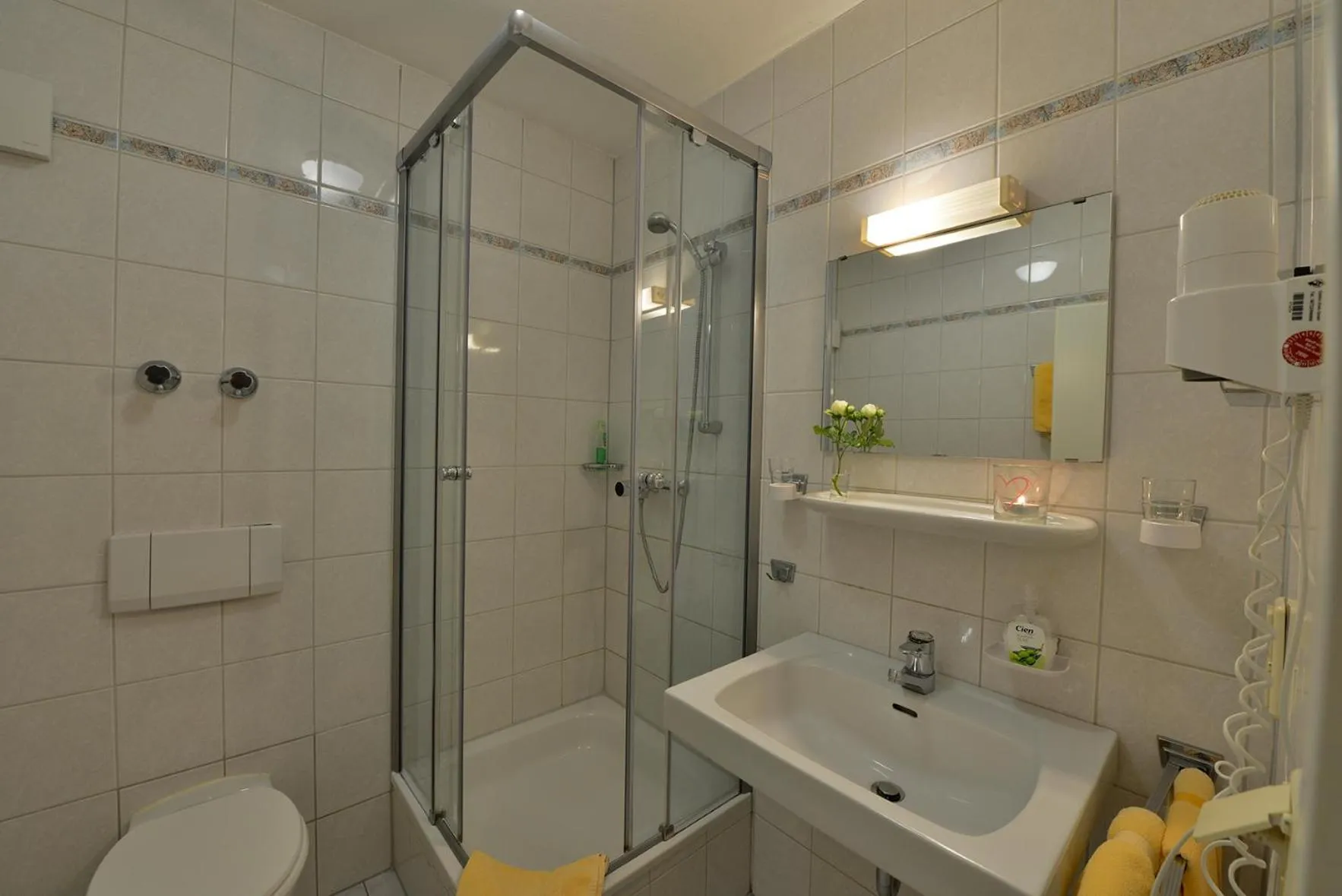 Shower, Bathroom in BB Haus Neugebauer Garni