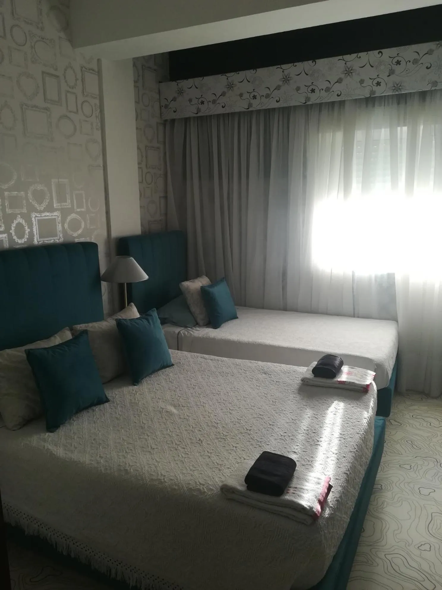 Bed in Hotel Cristo Rei