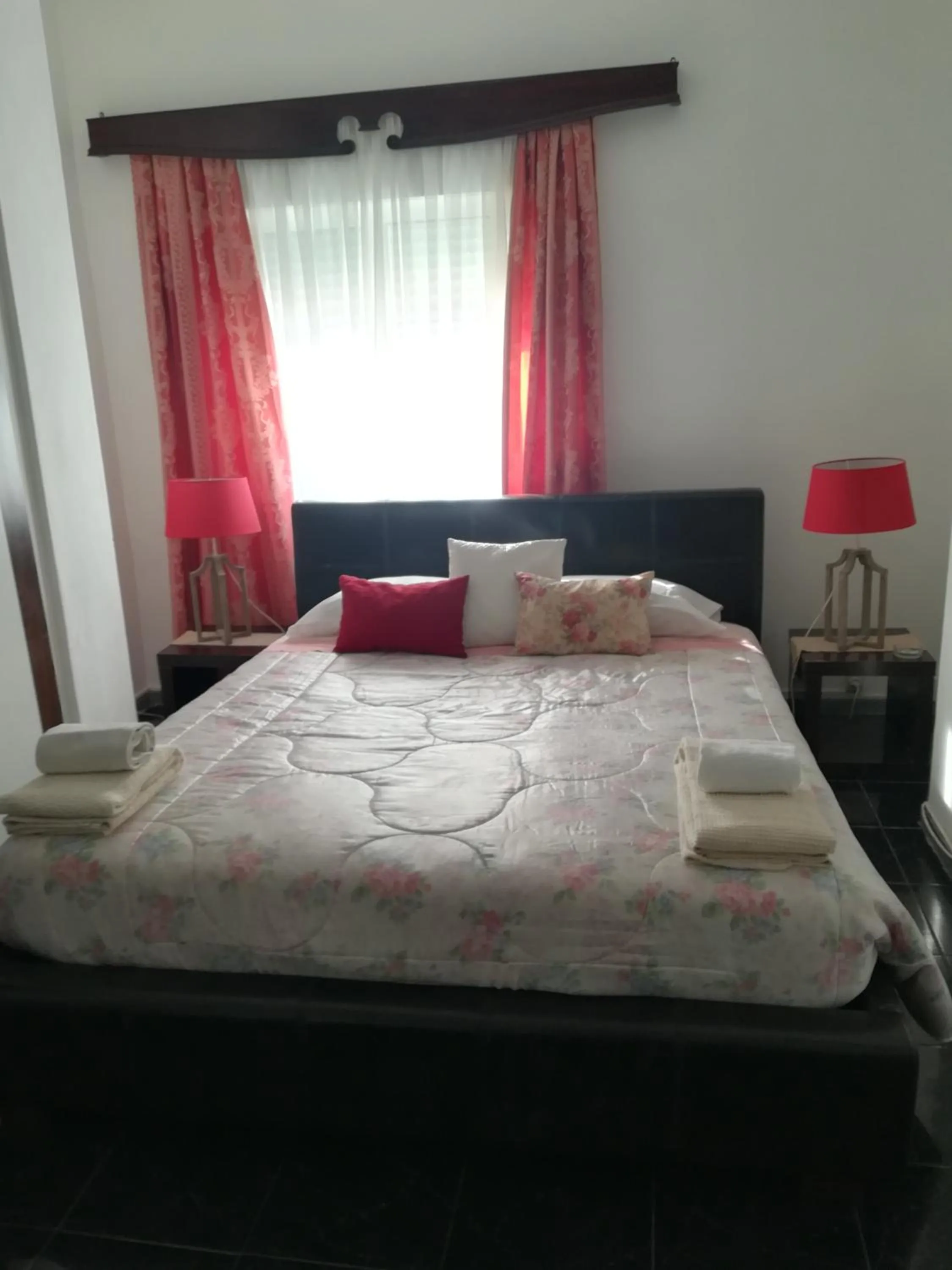 Bed in Hotel Cristo Rei